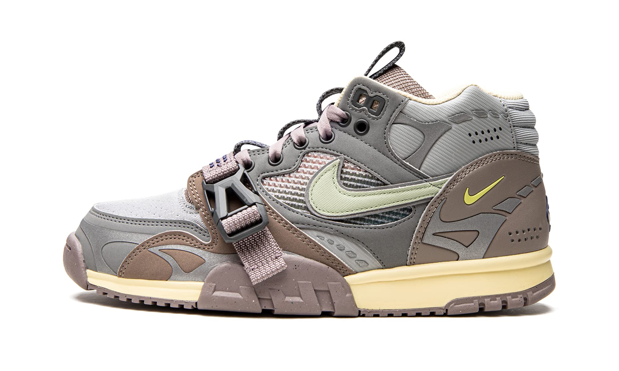 Nike Men's Air Trainer 1 SP DH7338-002 Light Smoke Grey Basketball Shoes Size 14 - Gym Training & Casual Streetwear Sneakers