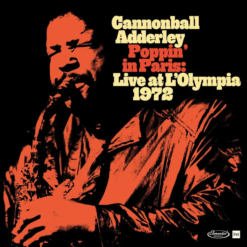 Cannonball Adderley Poppin' In Paris: Live At L'Olympia 1972 2LP Vinyl Record - Jazz Music Album for Collectors & Audiophiles - Perfect for Home Listening & Music Enthusiasts