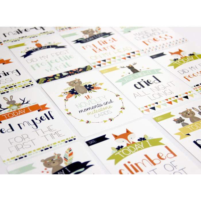 Adorable Baby Boy Milestone Cards - 40% Off | Perfect for Newborn Photo Shoots & First Year Memories
