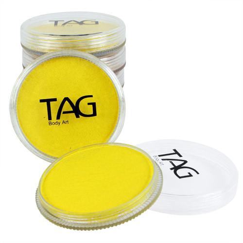 TAG Pearl Yellow Face Paint - Professional Water-Based Makeup for Halloween, Cosplay & Theater - Safe & Easy to Apply