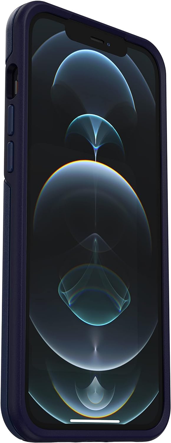 OtterBox SYMMETRY SERIES+ MagSafe Protective Case for iPhone 12 Pro Max - Navy Captain | Slim Shockproof Cover with Wireless Charging | Perfect for Work, Travel & Outdoor Activities