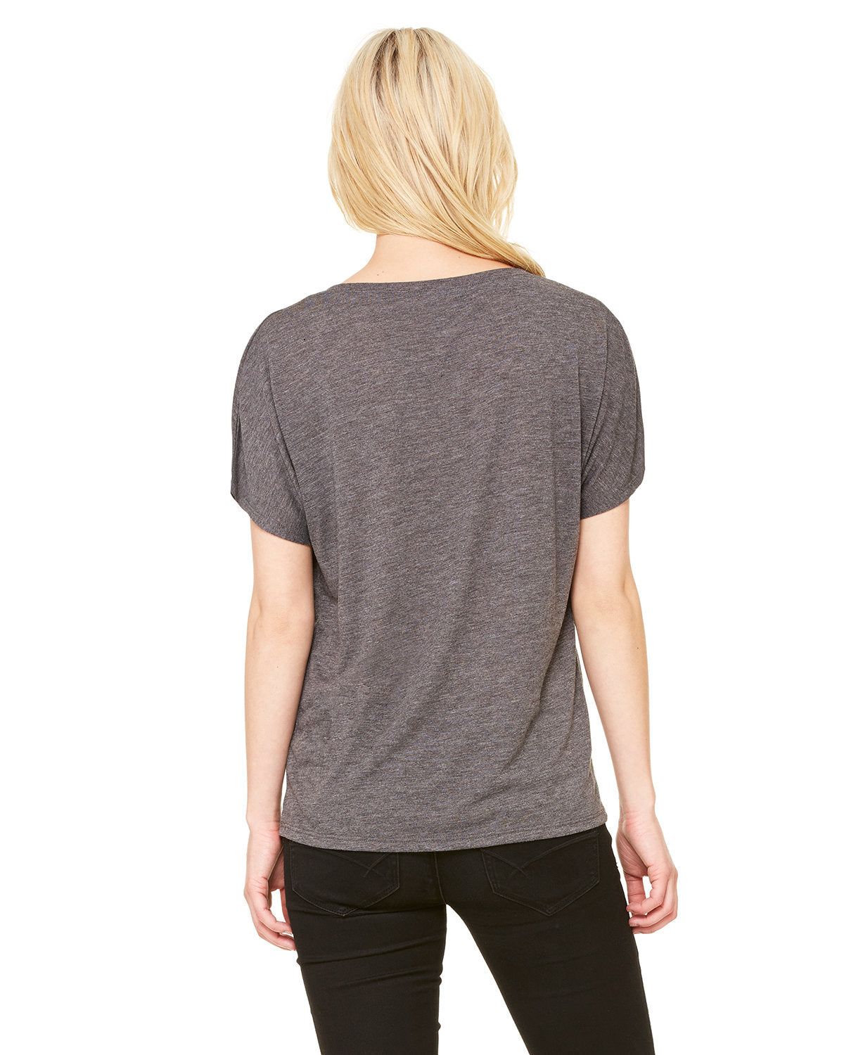 Bella + Canvas 8815 Women's Slouchy V-Neck T-Shirt - Soft Relaxed Fit Casual Tee for Everyday Wear, Lounge & Weekend Outfits