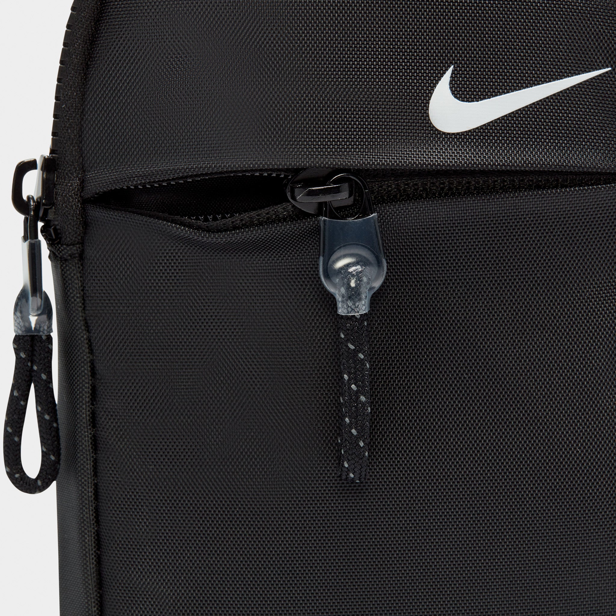 Nike Sportswear Essentials Hip Pack - Black, Iron Grey & White | Water-Resistant Waist Bag for Running, Travel & Gym | Hands-Free Crossbody Fanny Pack for Men & Women