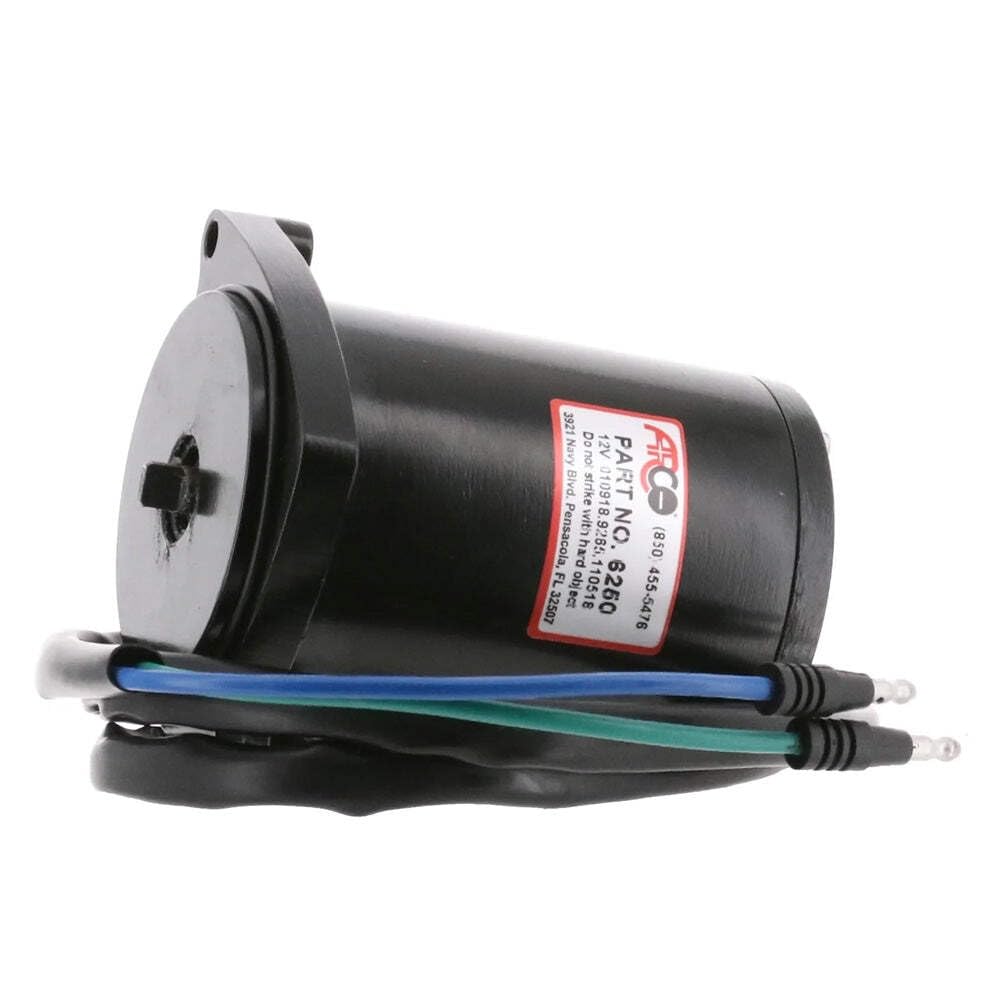 Arco 6250 Tilt Trim Motor Replacement for Mercury 135HP 150HP XR6 Magnum III 175HP Outboard Motors - Black - Perfect for Boat Repair & Marine Engine Maintenance