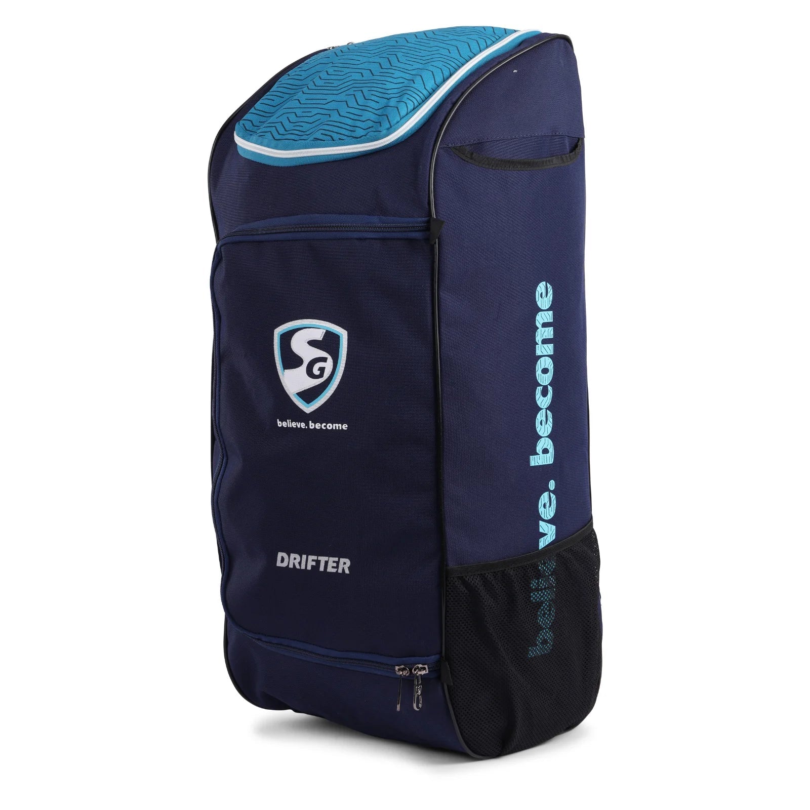 SG Drifter Duffle Cricket Wheelie Kit Bag - Premium Cricket Equipment Bag with Wheels for Easy Transport | Perfect for Cricket Matches, Training & Travel