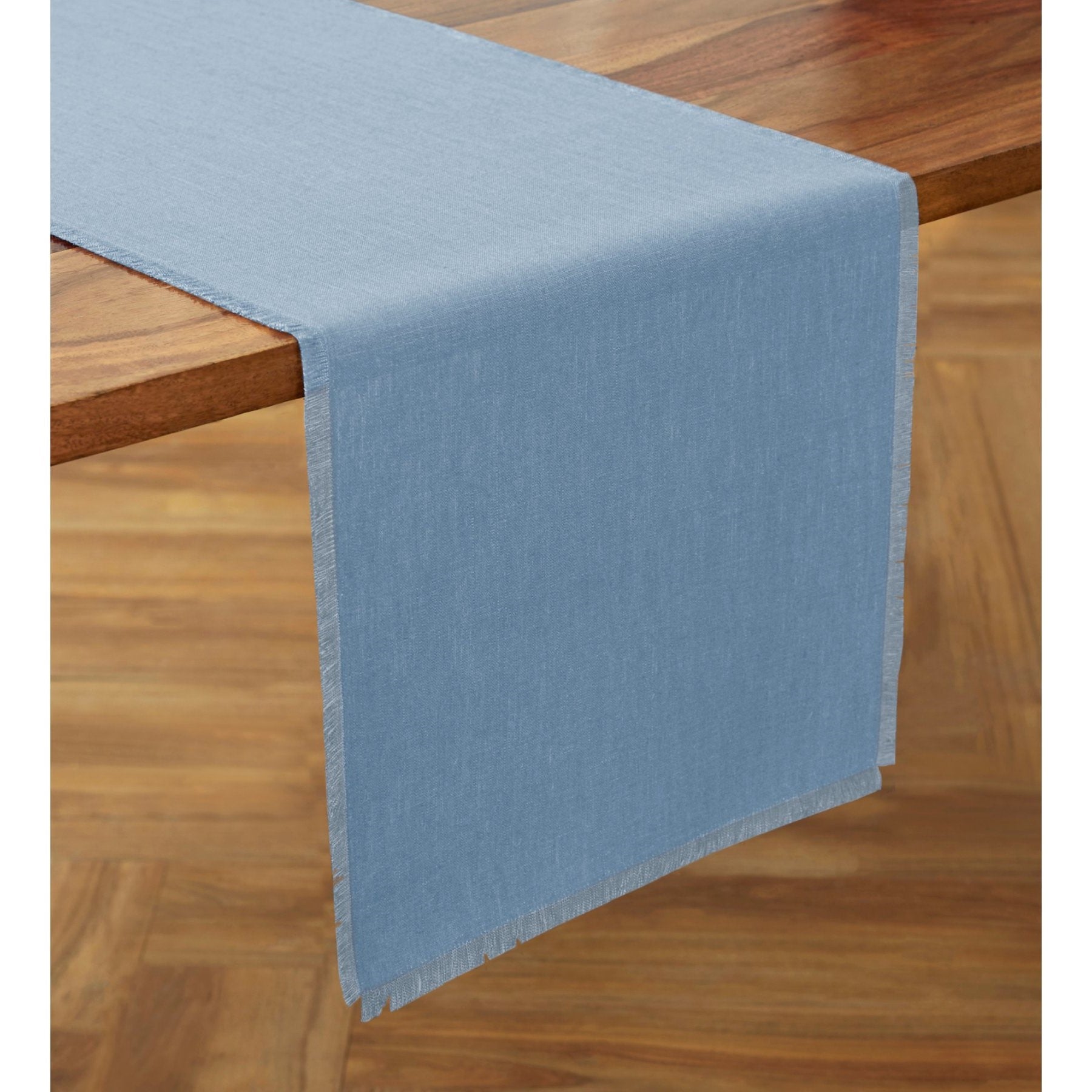 Elegant Fringe Table Runner for Dining Room Decor - Perfect for Weddings, Parties, and Home Decor | Washable & Durable Lace Trim Table Cover