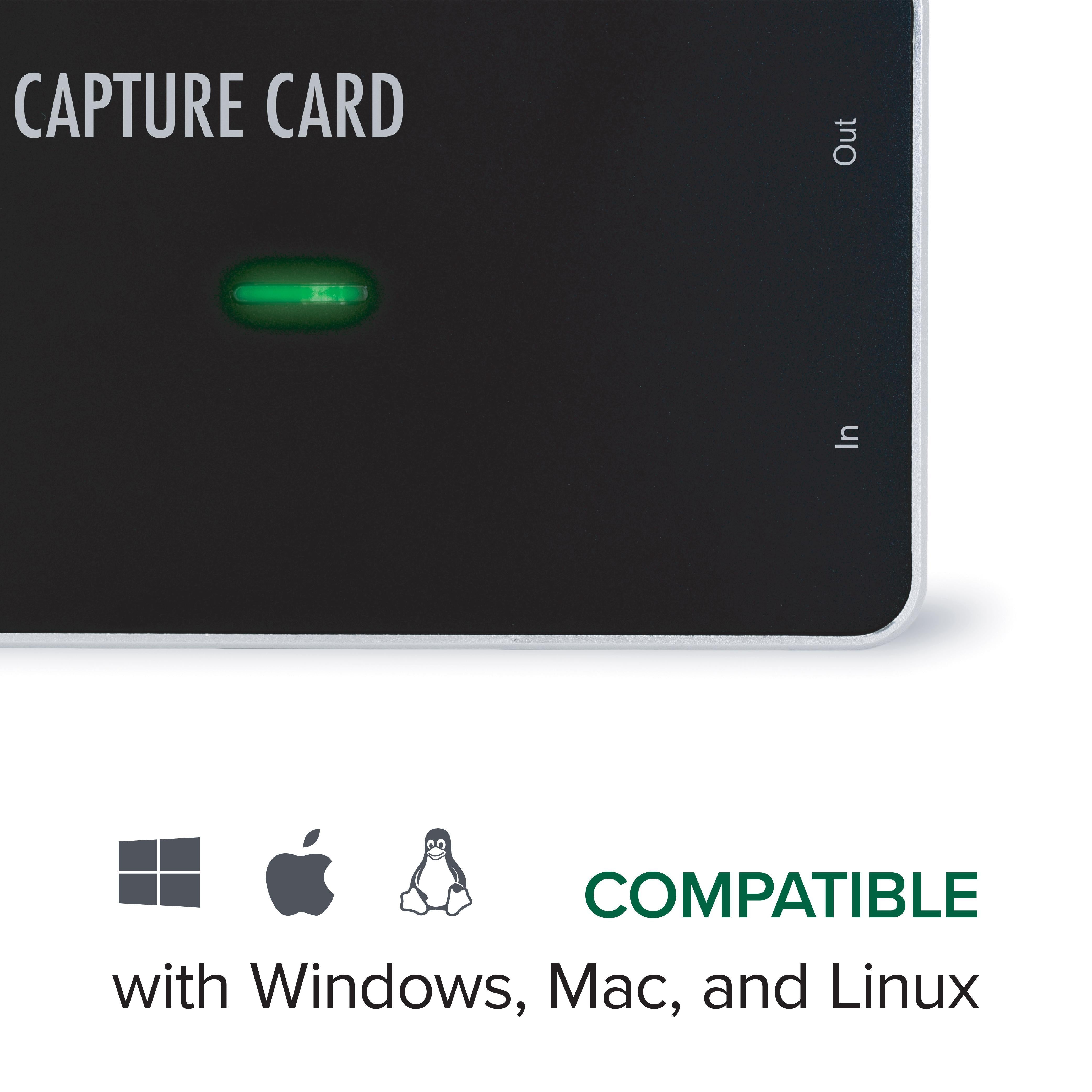Plugable Performance NIX USB 3.0/USB C to HDMI 4K Video Capture Card for Live Streaming, Gaming & Recording - Compatible with OBS, Twitch, YouTube & Zoom