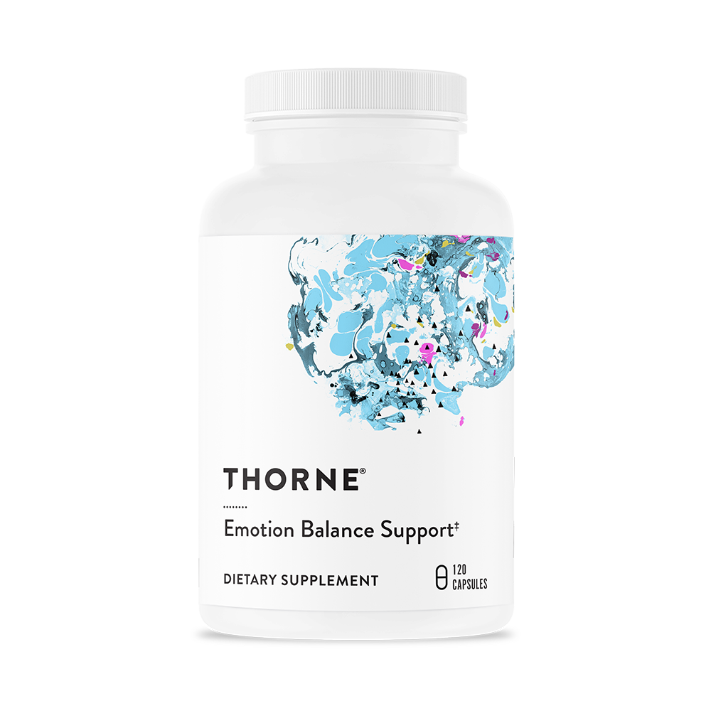 Thorne Emotion Balance Support Supplement (SF802) - Stress Relief & Mood Support for Daily Wellness & Mental Clarity