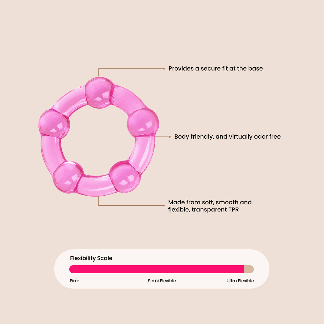 Premium Silicone Cock Ring Set by CalExotics - 3 Pack Stretchy Penis Rings for Enhanced Pleasure & Performance | Perfect for Couples & Solo Play, Intimate Gifts, and Spicing Up Your Sex Life