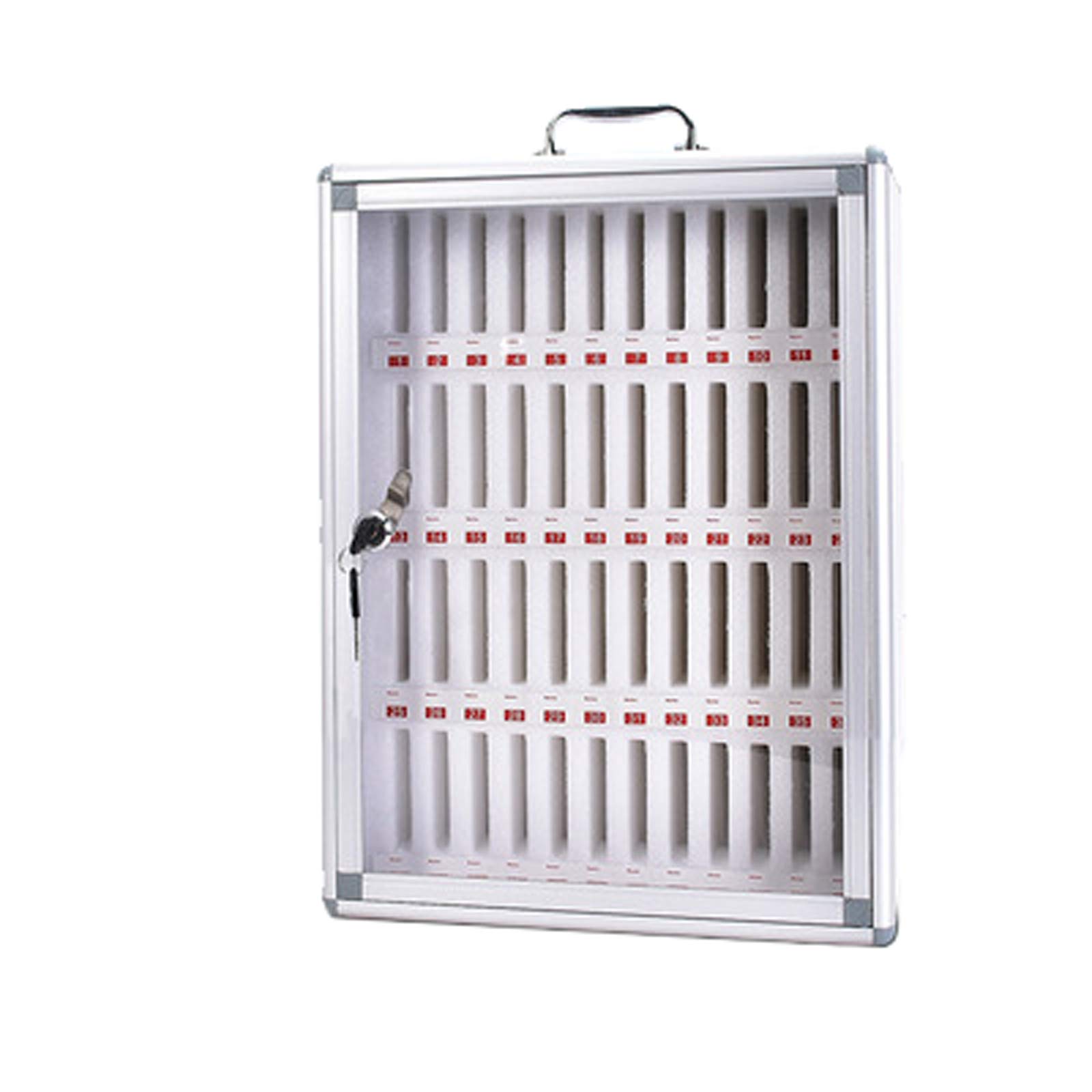 Wall Mounted Cell Phone Storage Locker - 36 Slots Organizer for Office, School & Meeting Rooms | Secure Phone Charging Station & Device Management Solution | Perfect for Classrooms, Workplaces & Public Spaces