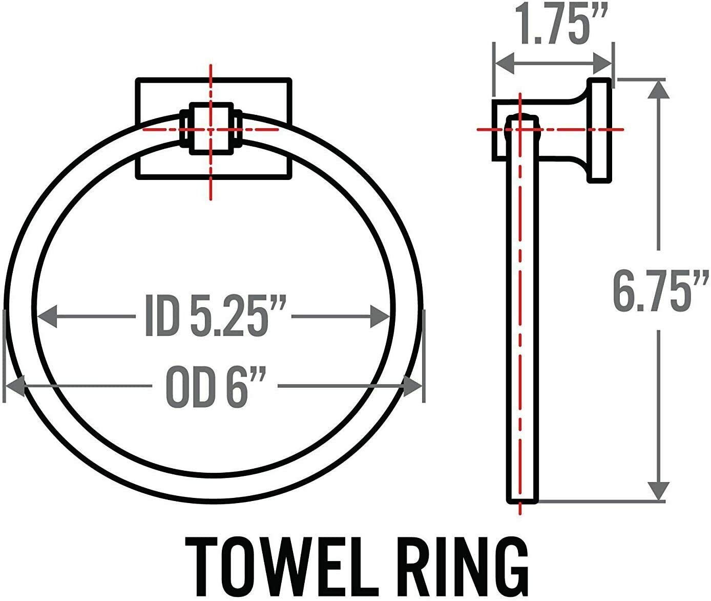 4-Piece Satin Nickel Towel Bar Set - 24
