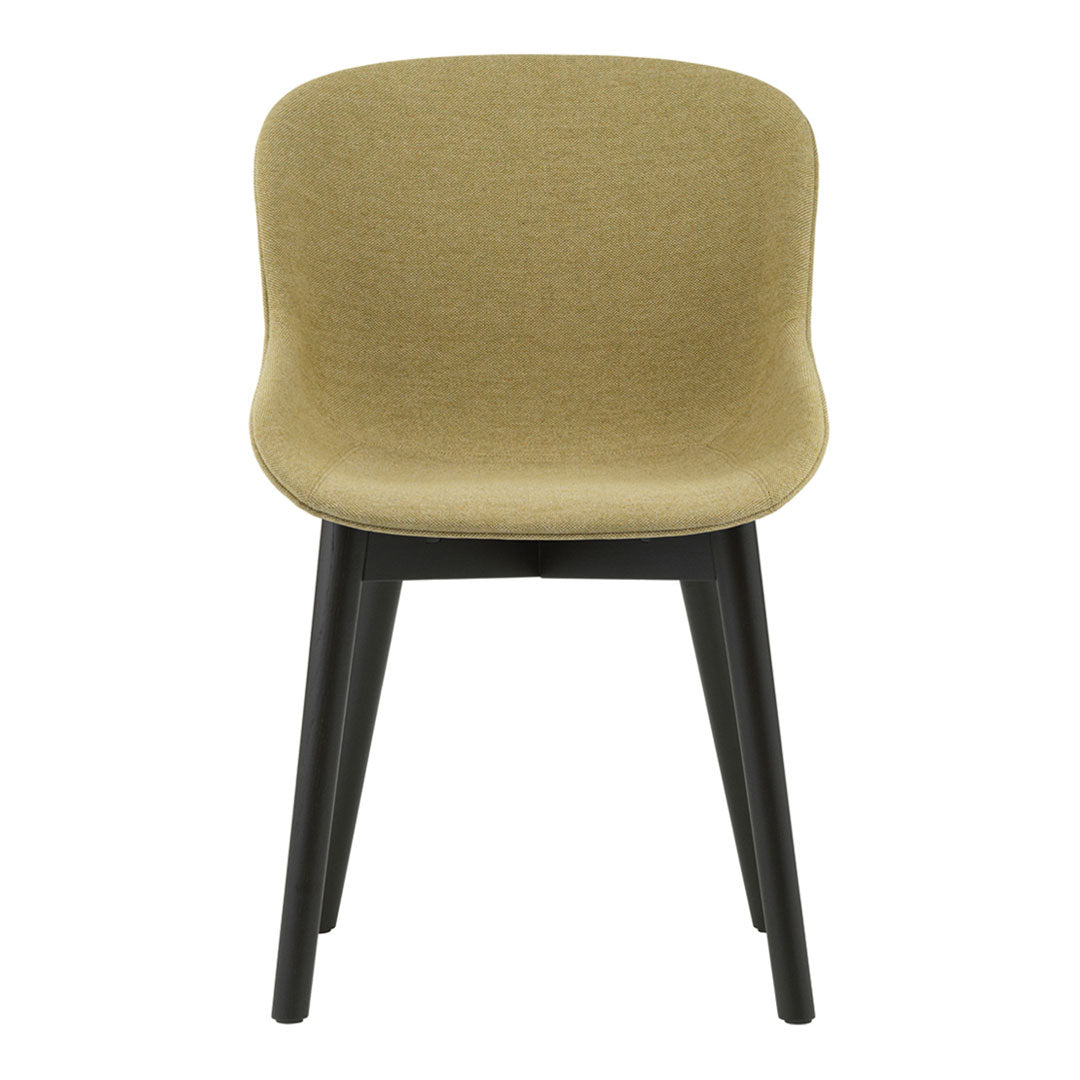 Stylish Hyg Side Chair with Wood Base & Full Upholstery - Perfect for Dining Room, Kitchen, or Home Office Seating
