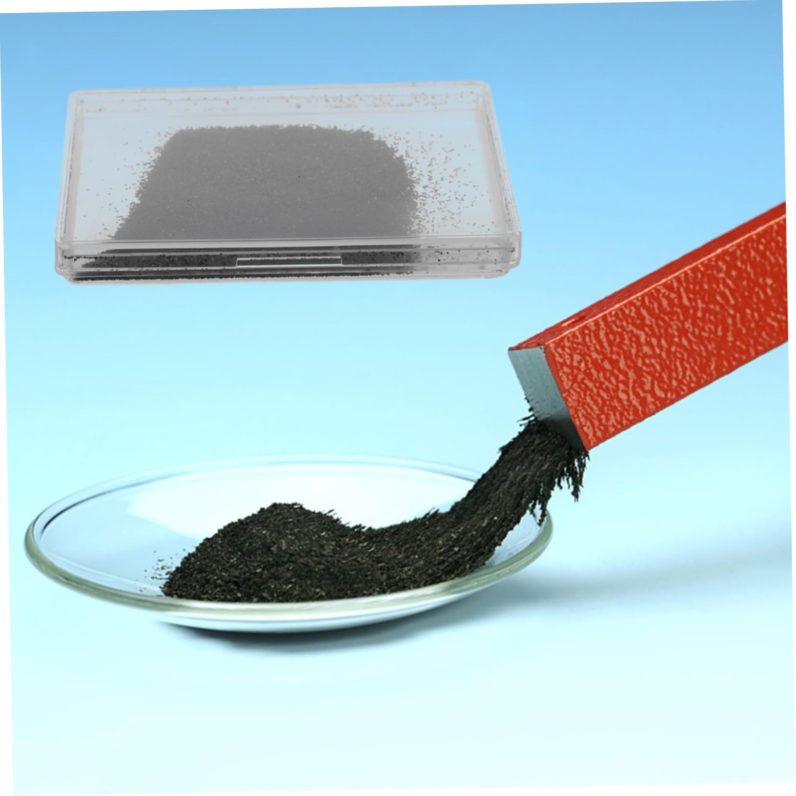 Iron Filings Physics Experiment Kit - Magnetic Field Demonstrator for Science Education | Perfect for Classroom Labs & STEM Learning Activities