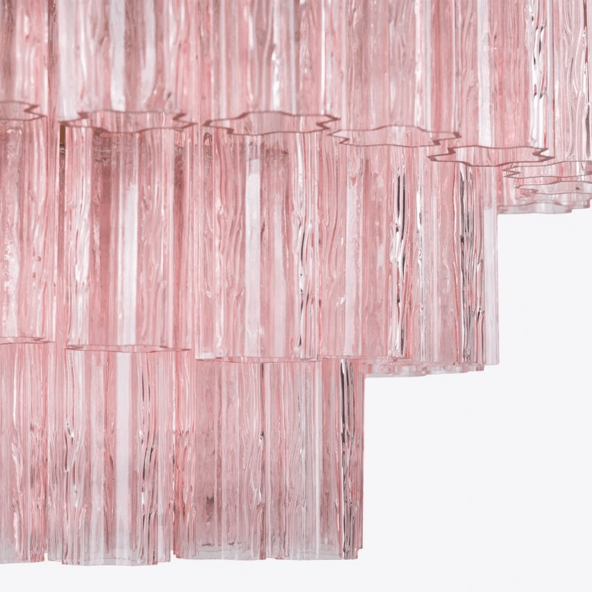 Modern Medium Treviso Chandelier - Elegant Crystal Ceiling Light Fixture for Dining Room, Living Room & Bedroom Decor