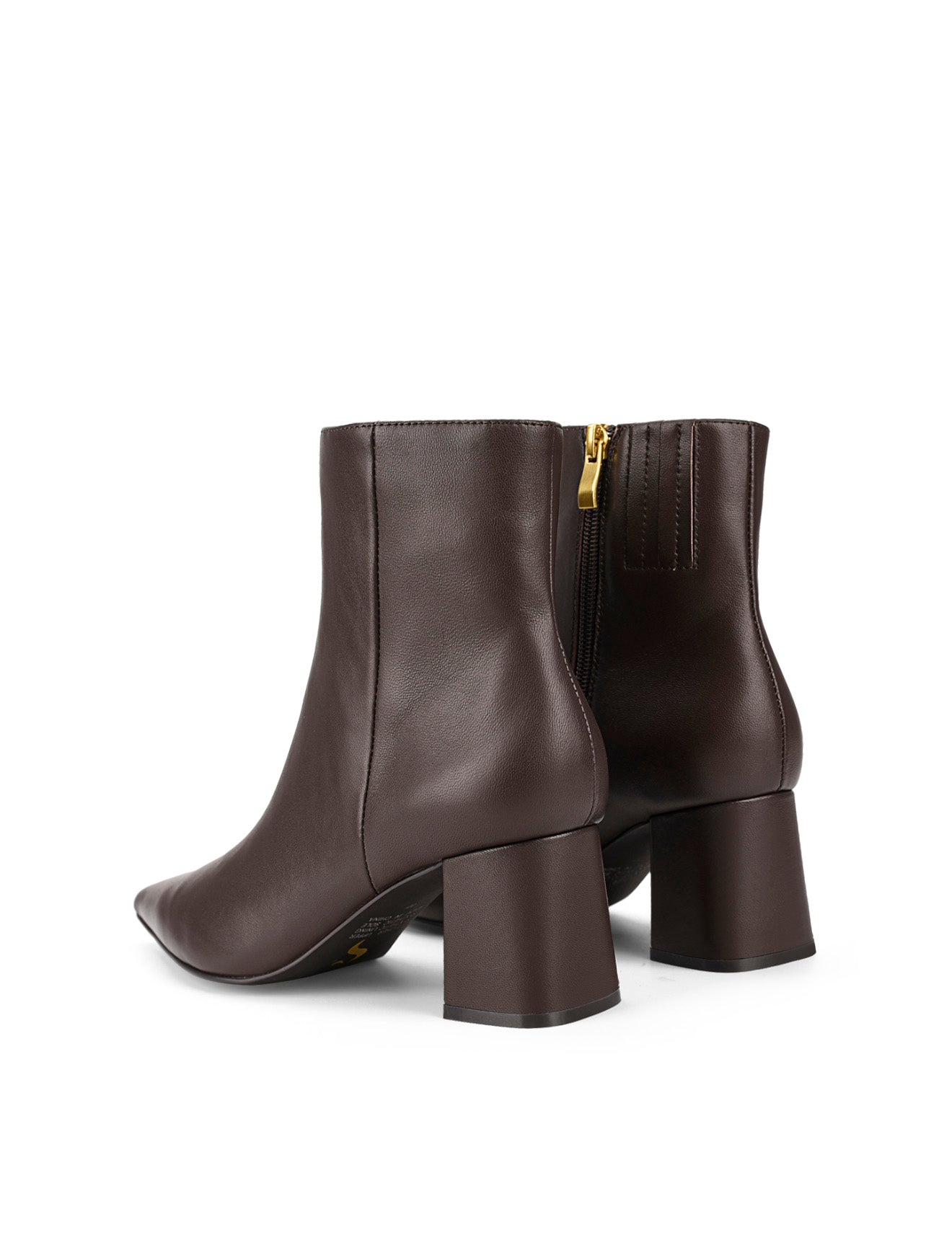 Yates Women's Ankle Boots - Chocolate Brown Genuine Leather Shoes for Fall & Winter | Comfortable Casual & Dress Booties for Walking, Work & Everyday Wear