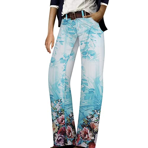 Stylish Women's Printed Capris Pants - Casual Loose Straight Leg Trousers for Summer | Perfect for Beach, Travel & Everyday Wear