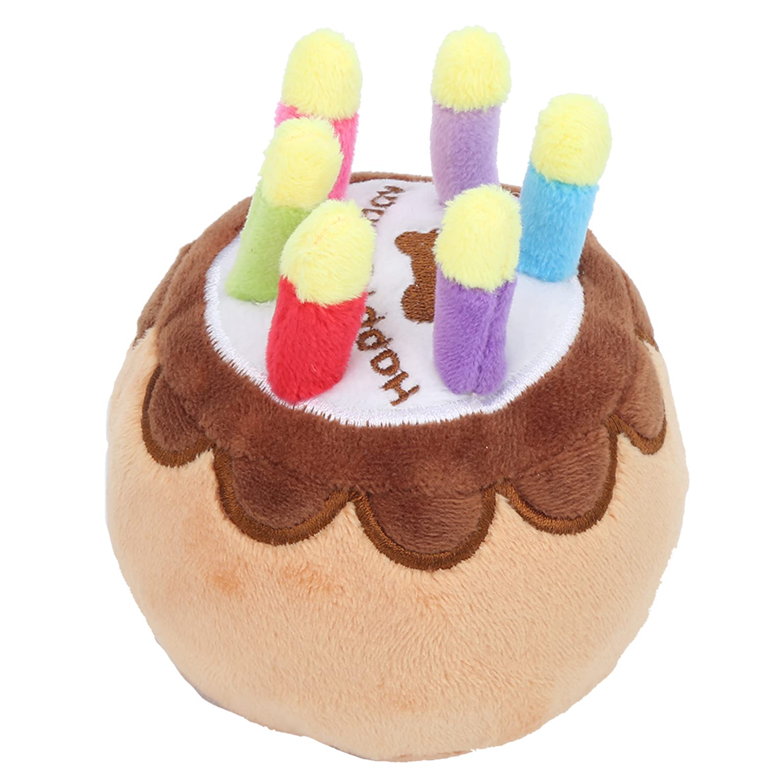 LZKW Dog Birthday Cake Toy - Squeaky Cupcake for Pets & Owners | Fun Gift for Pet Parties