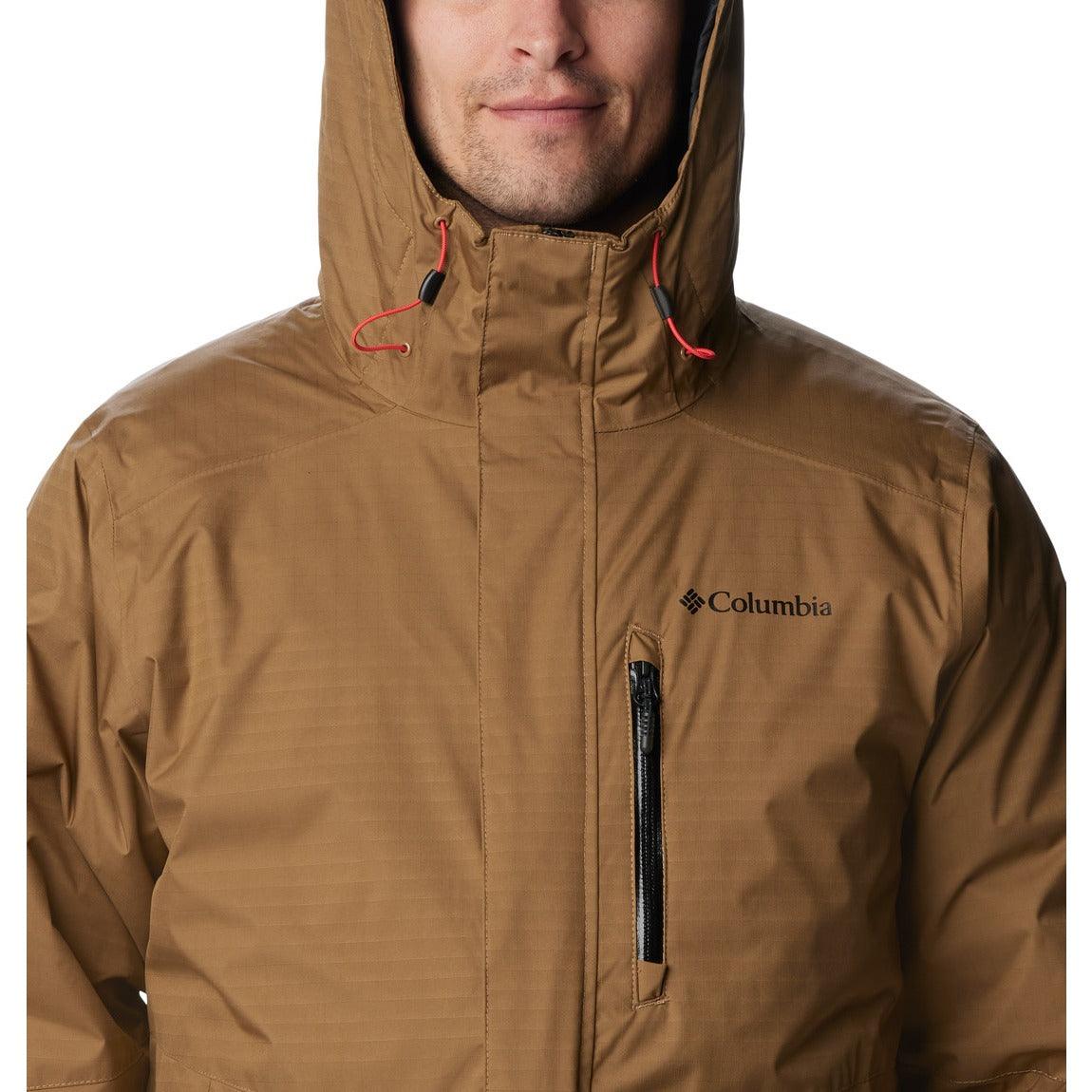 Columbia Men's Oak Harbor Omni-Heat Infinity Insulated Waterproof Rain Jacket - Windproof Winter Coat for Hiking, Camping & Outdoor Activities