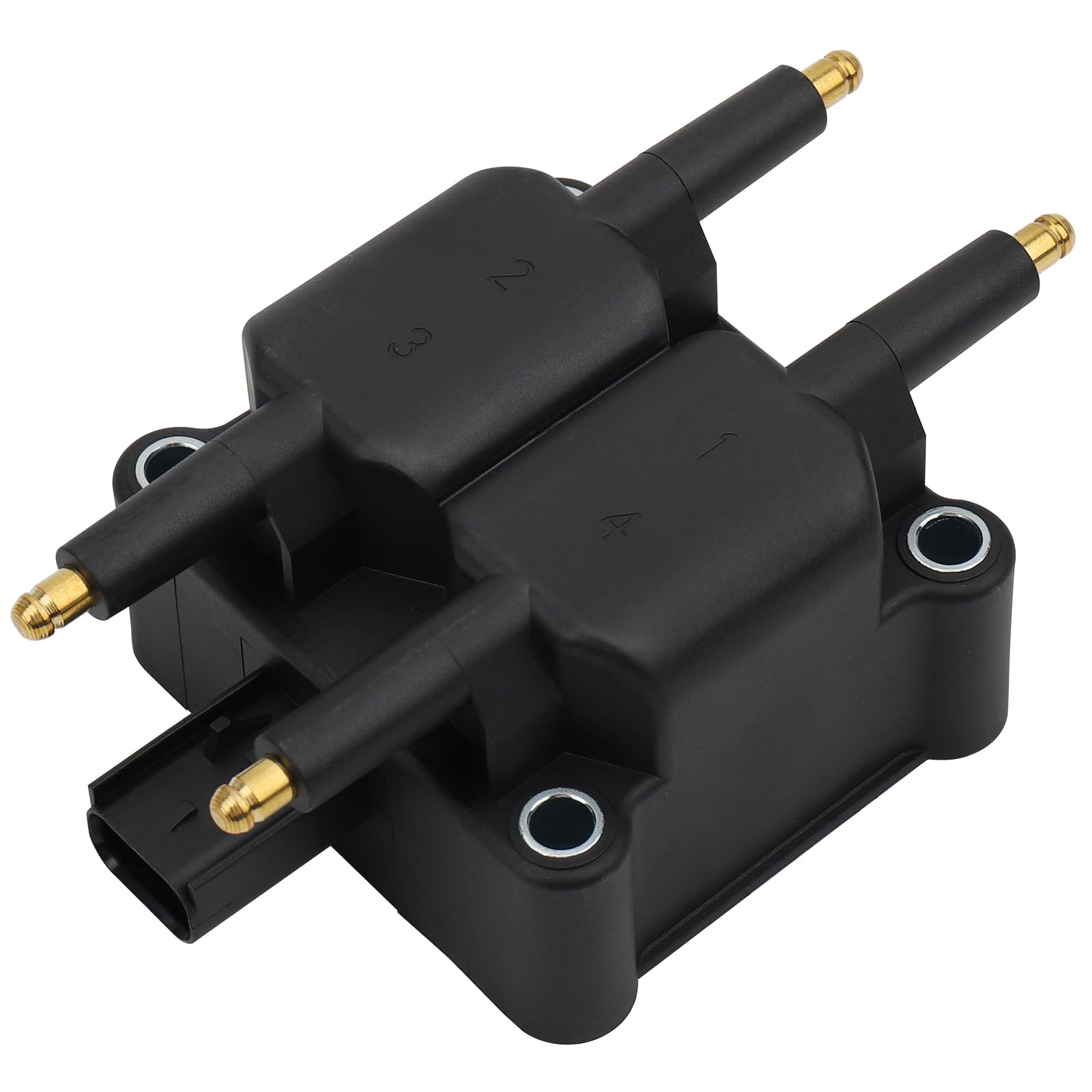 DRIVESTAR Ignition Coil Pack Replacement for Dodge Ram 1500 2500, Chrysler Sebring PT Cruiser, Jeep Liberty, Plymouth Neon - Compatible with 2.0L 2.4L 1.6L 8.0L Engines (UF410 UF183) - Improve Engine Performance & Fuel Efficiency