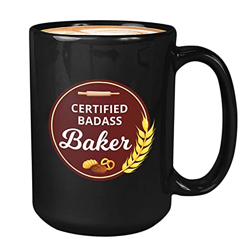Certified Badass Baker Black
