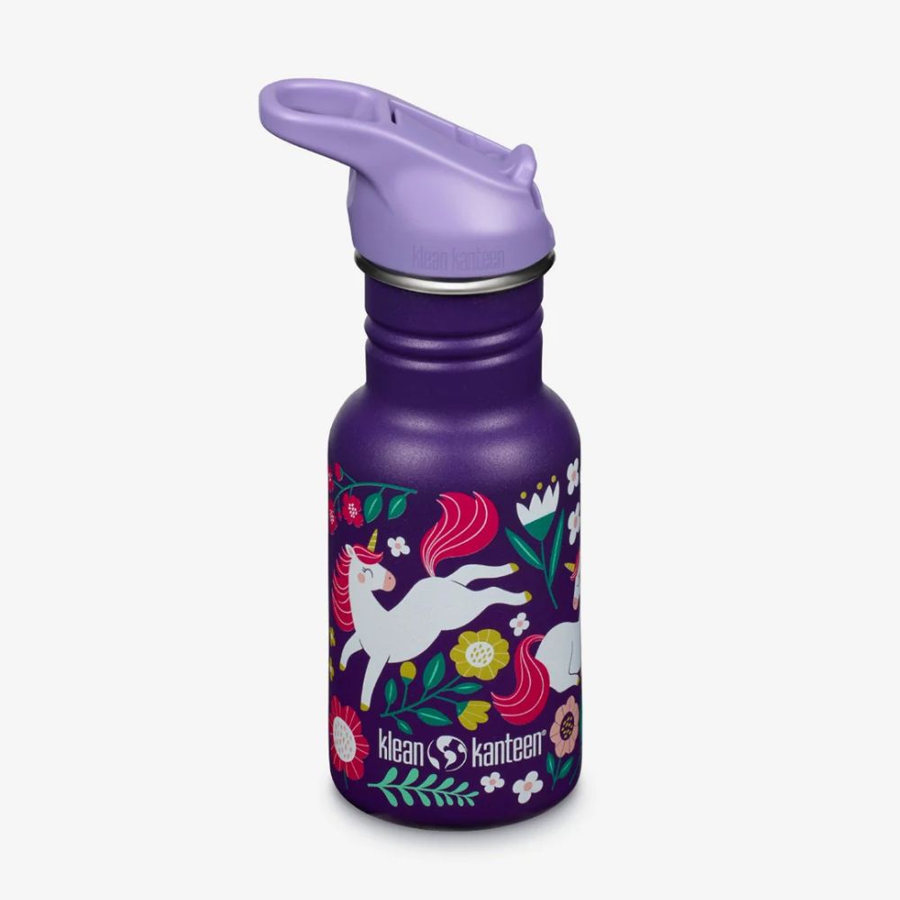 Leaping Unicorns w Paisley Purple Cap