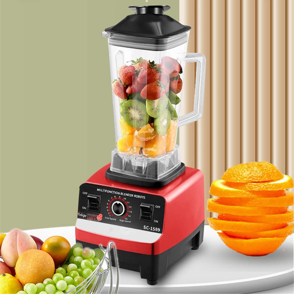 600W High-Speed Professional Countertop Blender - Powerful Smoothie Maker & Ice Crusher for Kitchen, Perfect for Making Healthy Shakes, Frozen Drinks & Nut Butters
