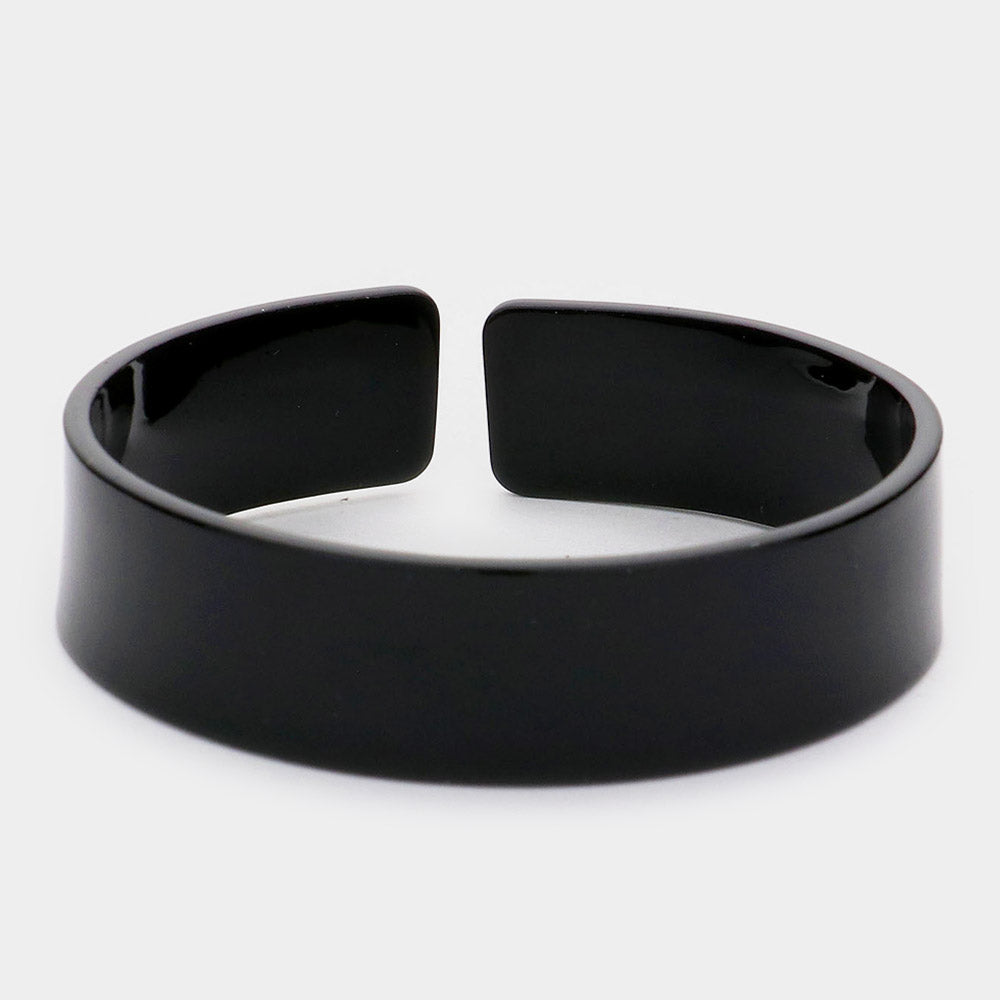 Stylish Black Adjustable Fashion Bracelet for Women - Trendy Layering Jewelry for Everyday Wear, Parties & Gifts | 561369