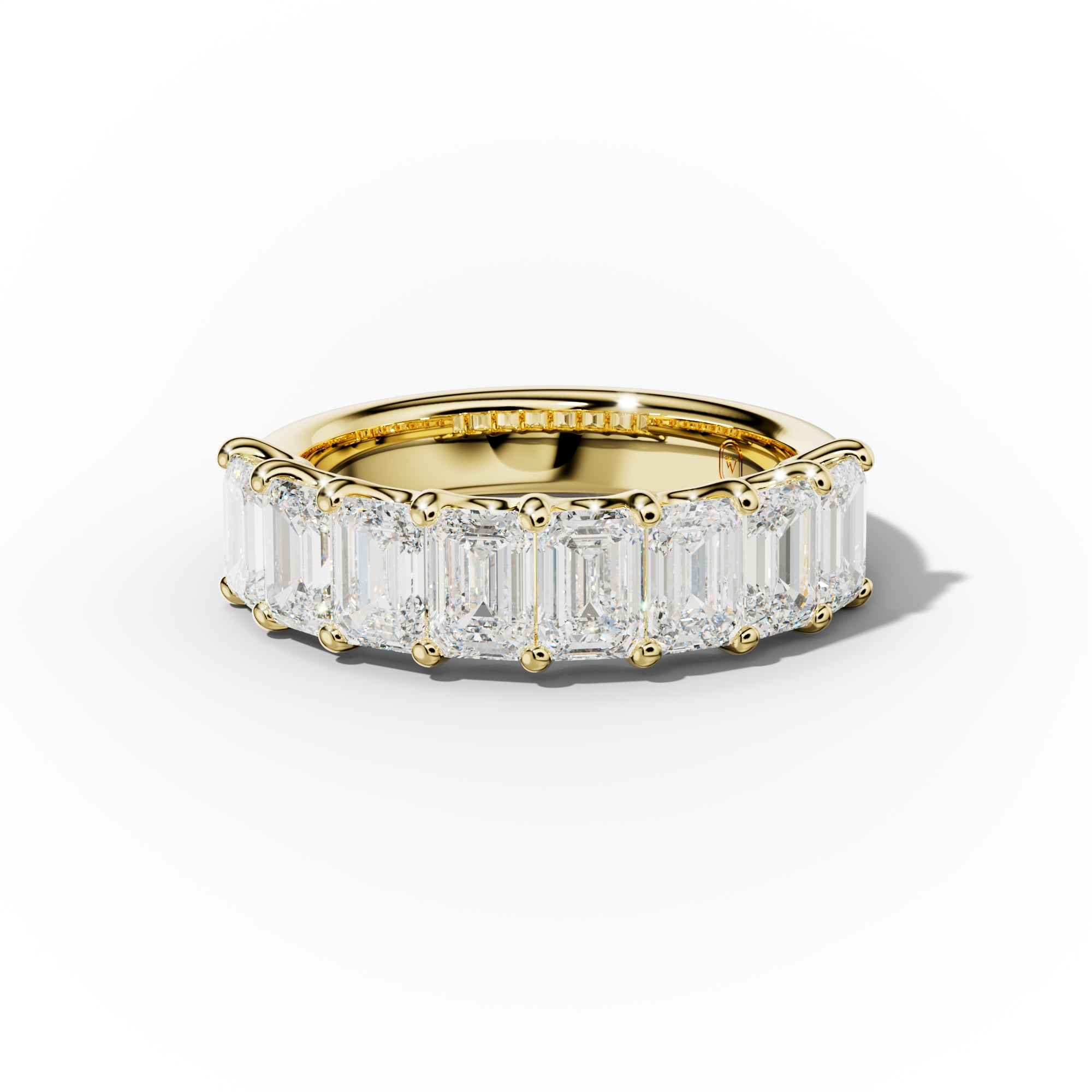 3.0 Carat Emerald Cut Diamond Anniversary Band for Women – Elegant Wedding Ring, Stackable Engagement Band, Perfect Gift for Anniversary, Valentine's Day & Special Occasions