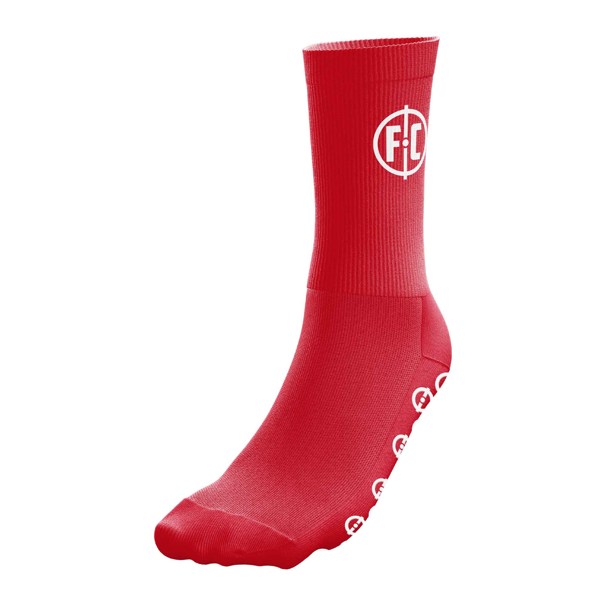 FC Glu Sock Red - Diabetic Compression Socks for Women & Men - Blood Circulation Support for Work, Travel & Sports