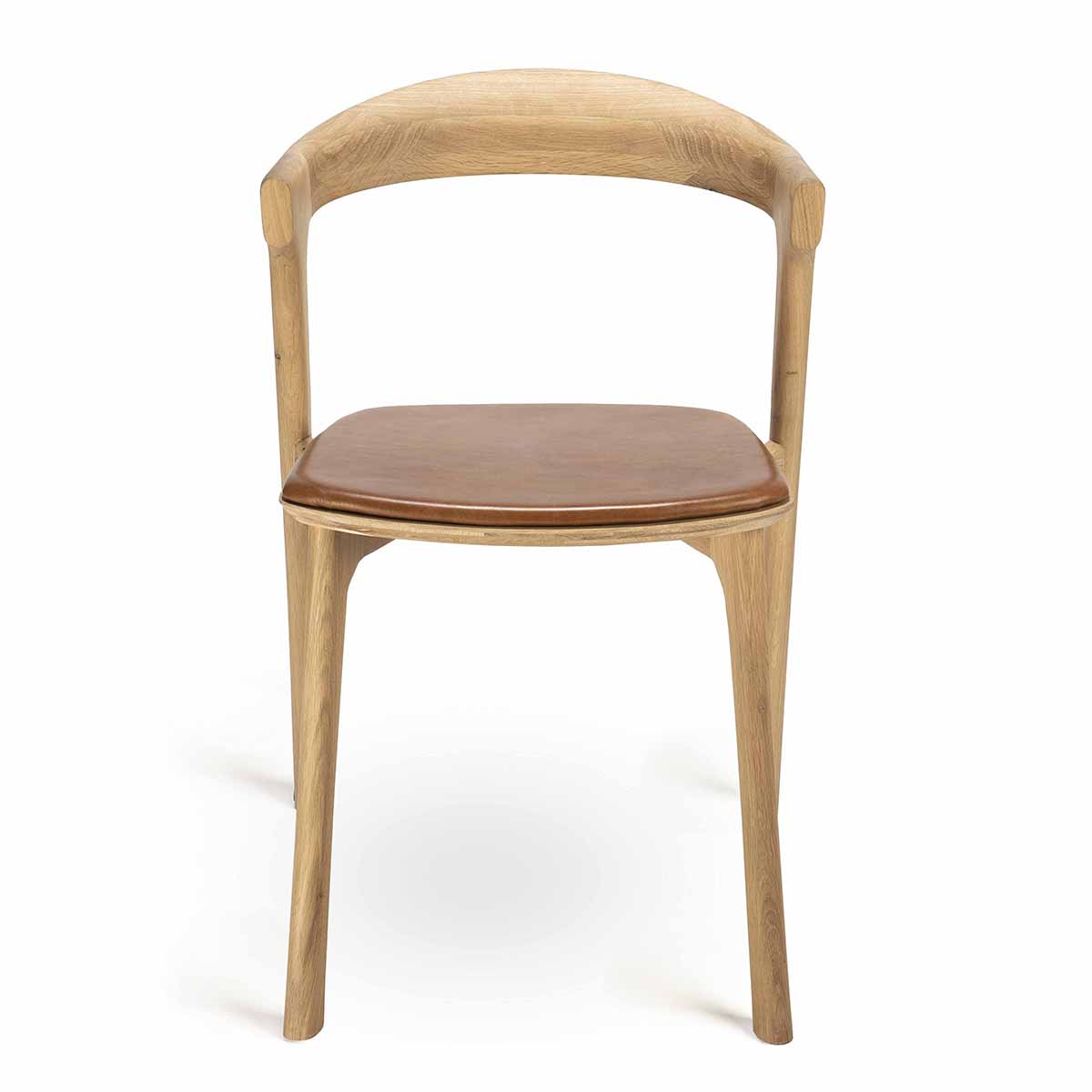 Modern Bok Dining Chair - Solid Wood Kitchen Chairs with Cushion - Comfortable & Stylish for Dining Room, Kitchen, or Breakfast Nook