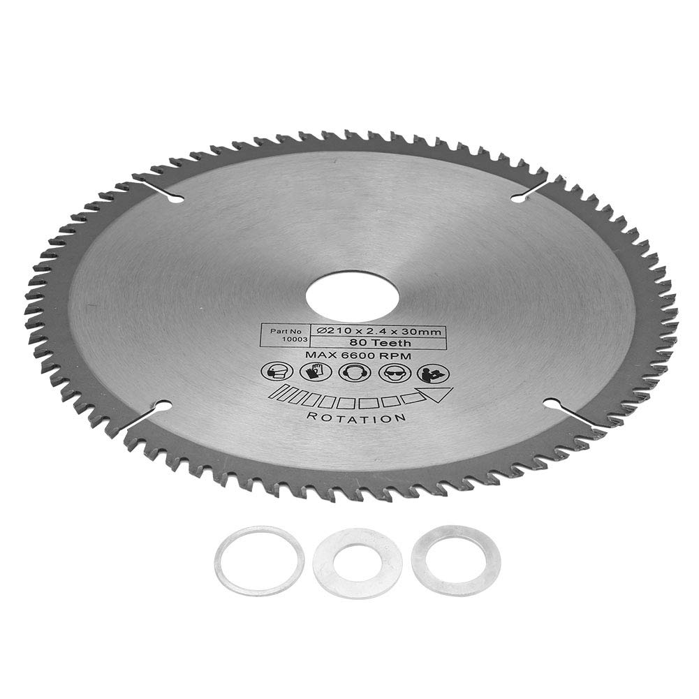 Premium Fluent Circular Saw Blade - Carbide Tipped Durable & Fast Cutting for Table Saws & Hand Saws | Smooth Clean Cuts for Woodworking, Carpentry & DIY Projects