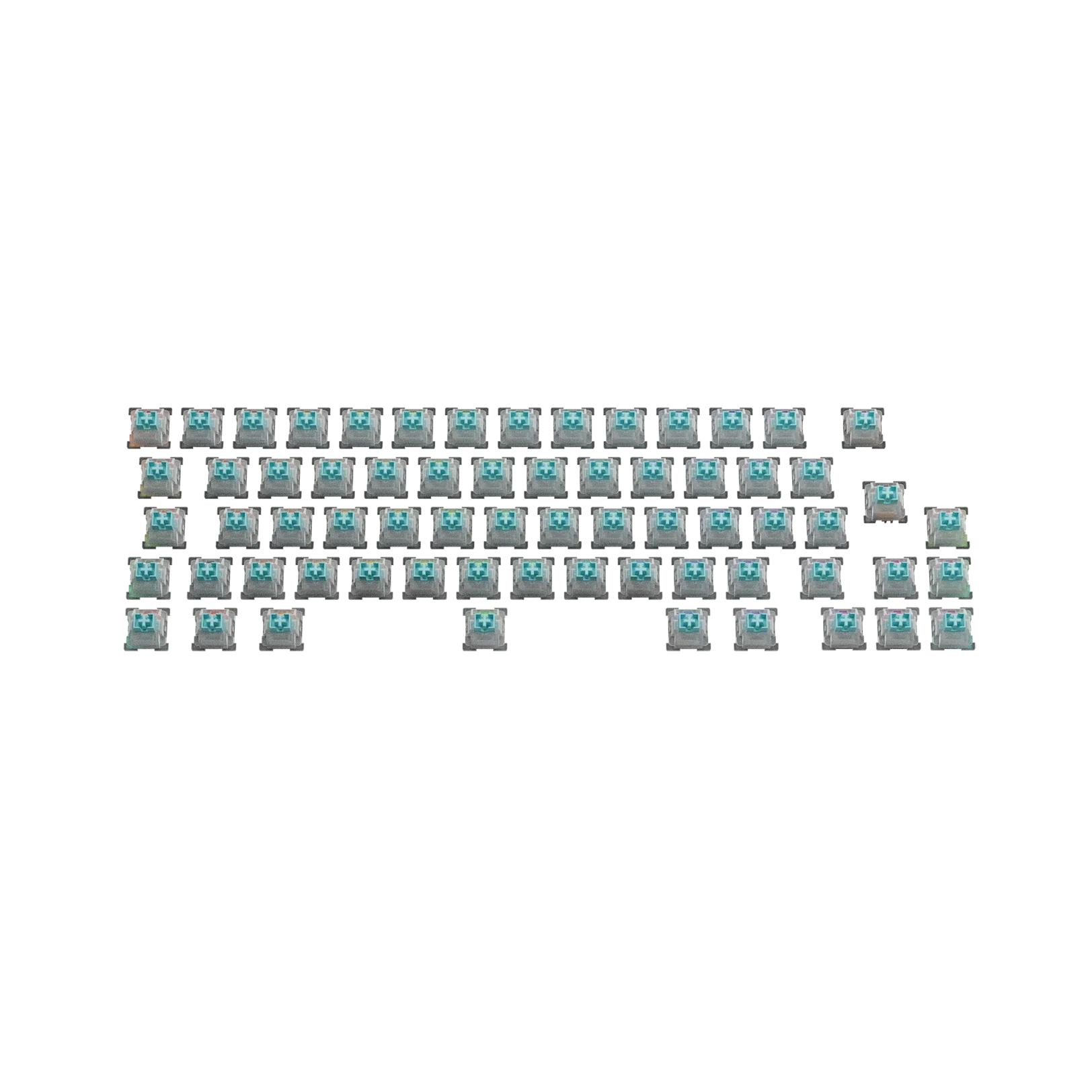 Glorious Lynx Silent HE 65 ISO Mechanical Keyboard Switches - Linear Silent Switches for Gaming, Typing & Office Work (65g Actuation Force, ISO Layout) - Perfect for Quiet Gaming Sessions & Noise-Sensitive Environments