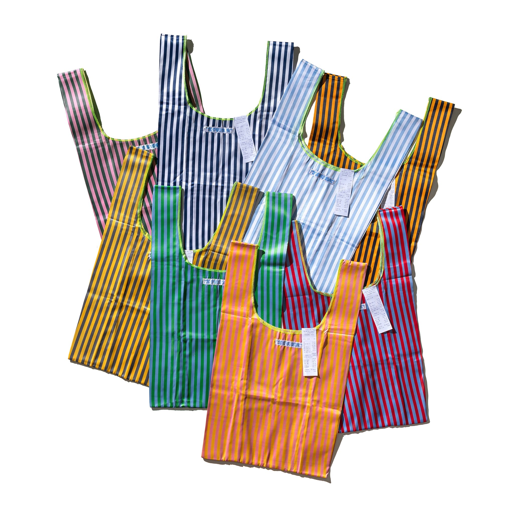 Premium School Tie Fabric Bag - Red & Light Blue - Stylish & Durable for School, Work, or Travel Accessories