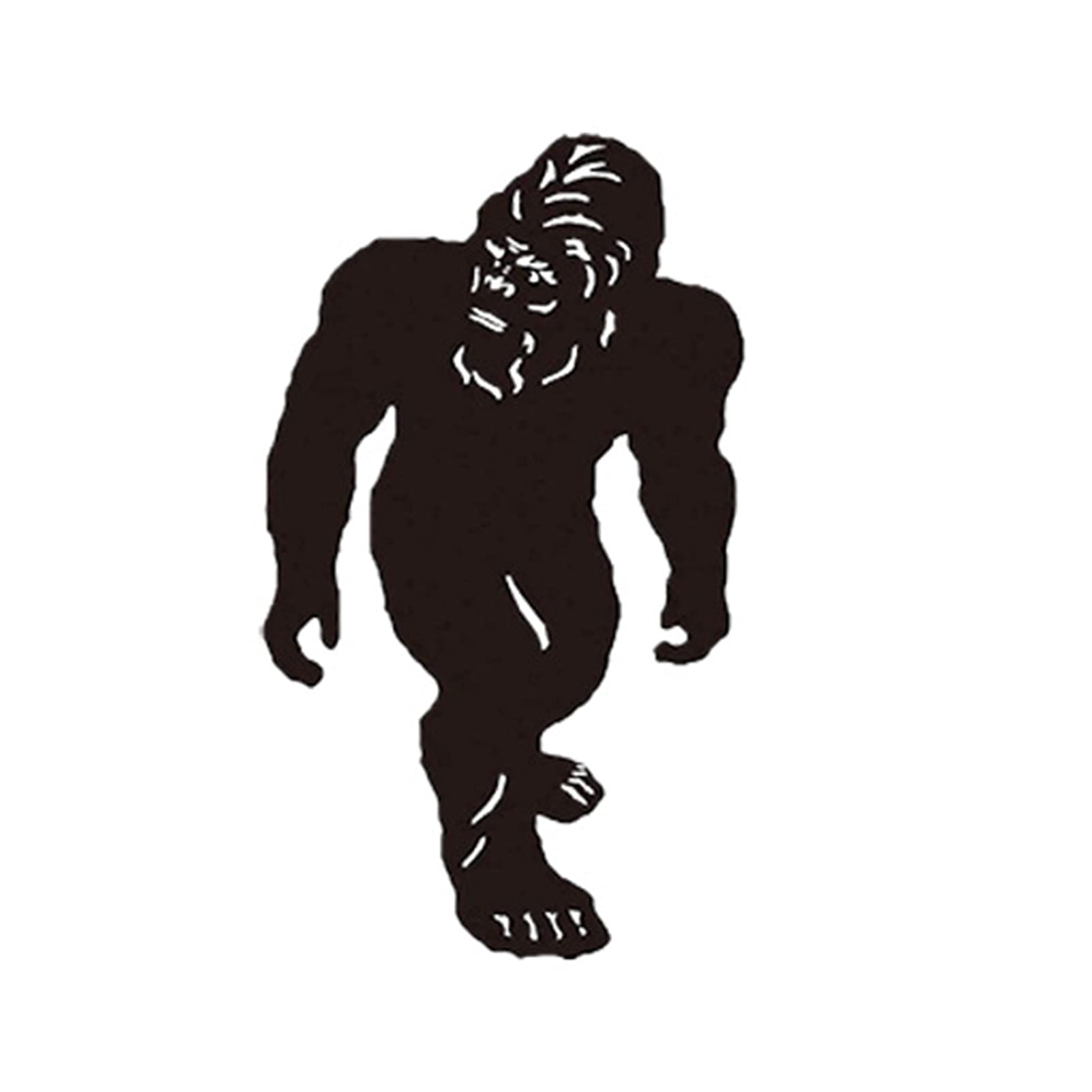 Premium Metal Orangutan Garden Stake - Durable Steel Animal Silhouette Decoration for Outdoor Lawn & Yard - Big Size Wildlife Art for Garden, Patio & Landscape Decor