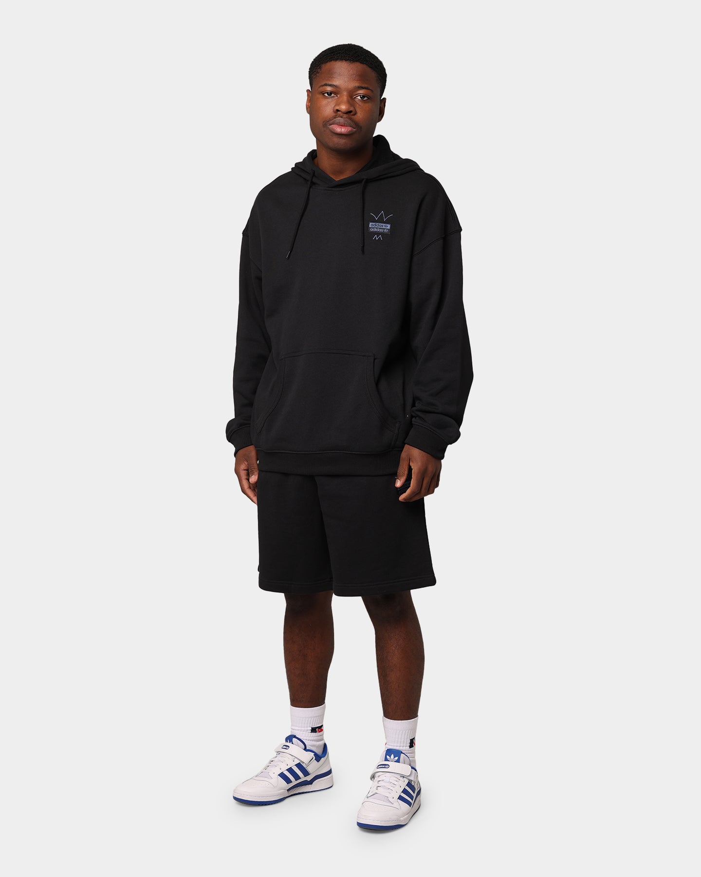 Adidas Abstract Hoodie for Men & Women - Black Pullover Sweatshirt with Front Pocket | Casual Streetwear for Gym, Running & Everyday Wear