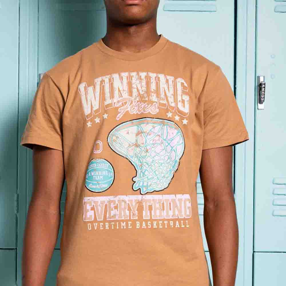 Overtime NCawt Fixer T-Shirt - Men's Comfortable Graphic Tee for Casual Wear, Workout & Street Style