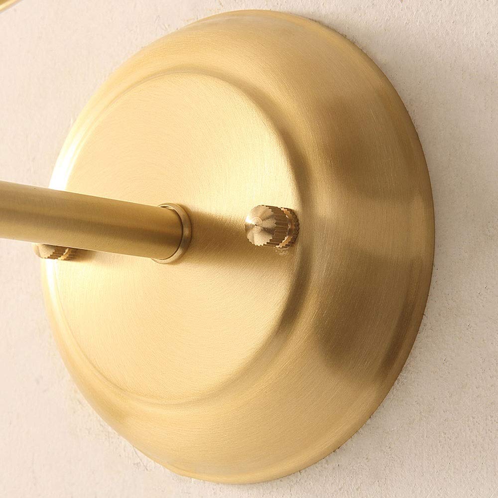 Modern Minimalist Wall Mounted Light - Mushroom Head Indoor Wall Lamp for Living Room, Bedroom, Staircase & Aisle - Creative Fabric Lampshade with Copper Metal Base - Perfect for Ambient Lighting, Reading Nook & Decoration