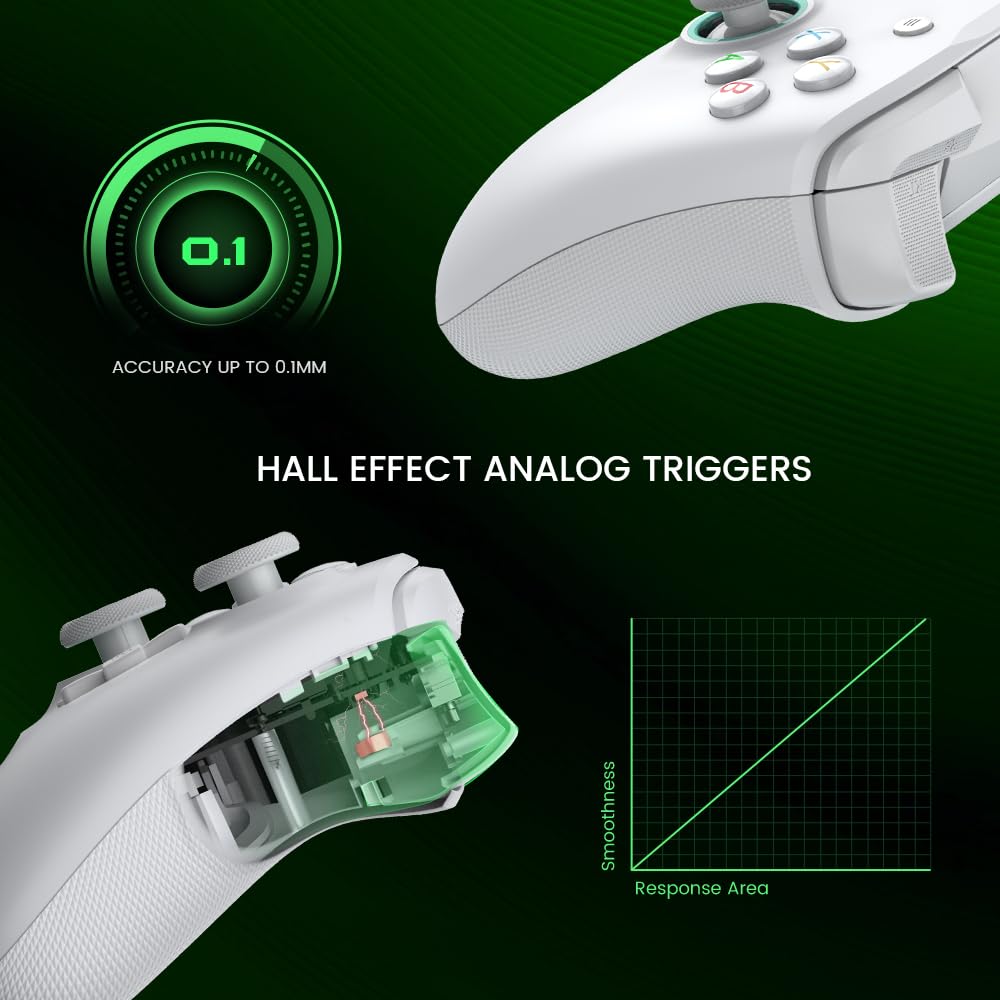 GameSir G7 SE Officially Licensed Xbox One Controller - Hall Effect Joysticks, 3.5mm Audio Jack & Programmable Back Buttons for Xbox Series X/S, Xbox One, Windows 10/11 PC Gaming - Perfect for FPS, Racing & Sports Games