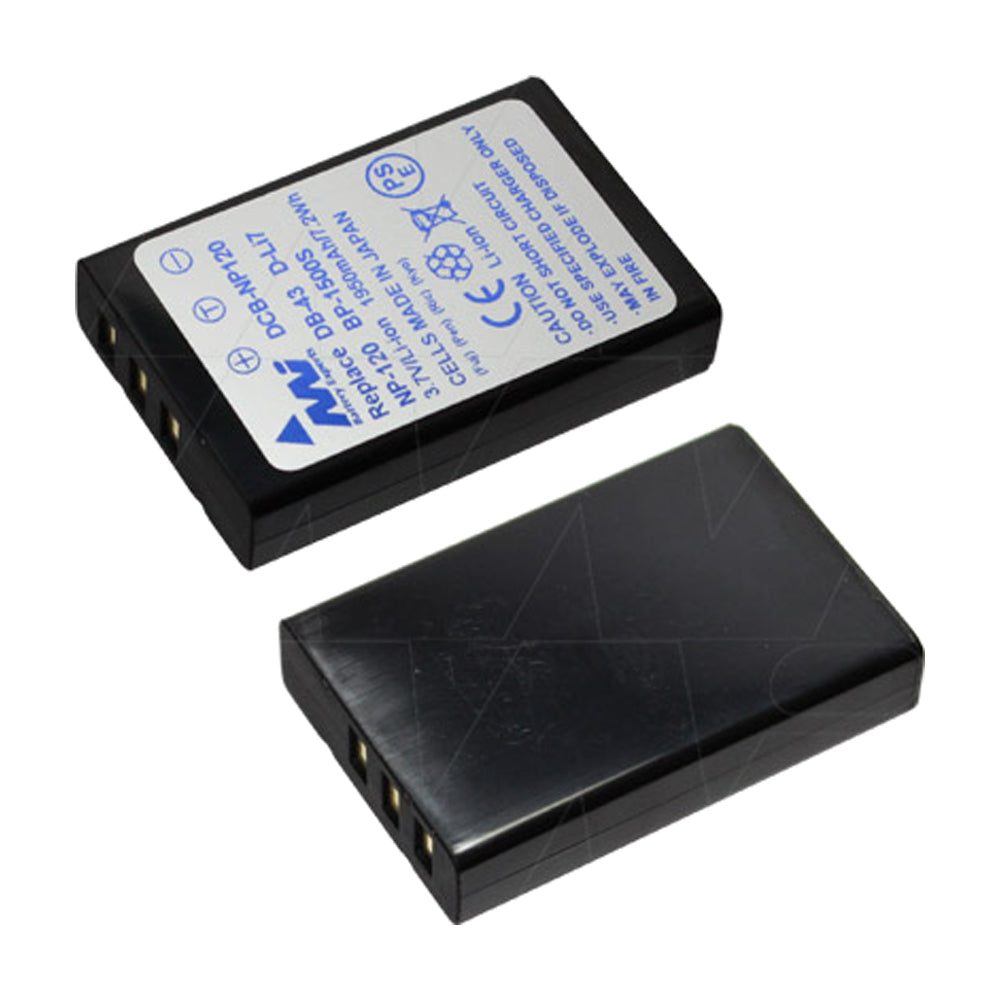 3.7V 1950mAh Rechargeable Li-ion Battery for Digital Cameras - Compatible with Multiple Models - Perfect for Travel Photography & Professional Shoots