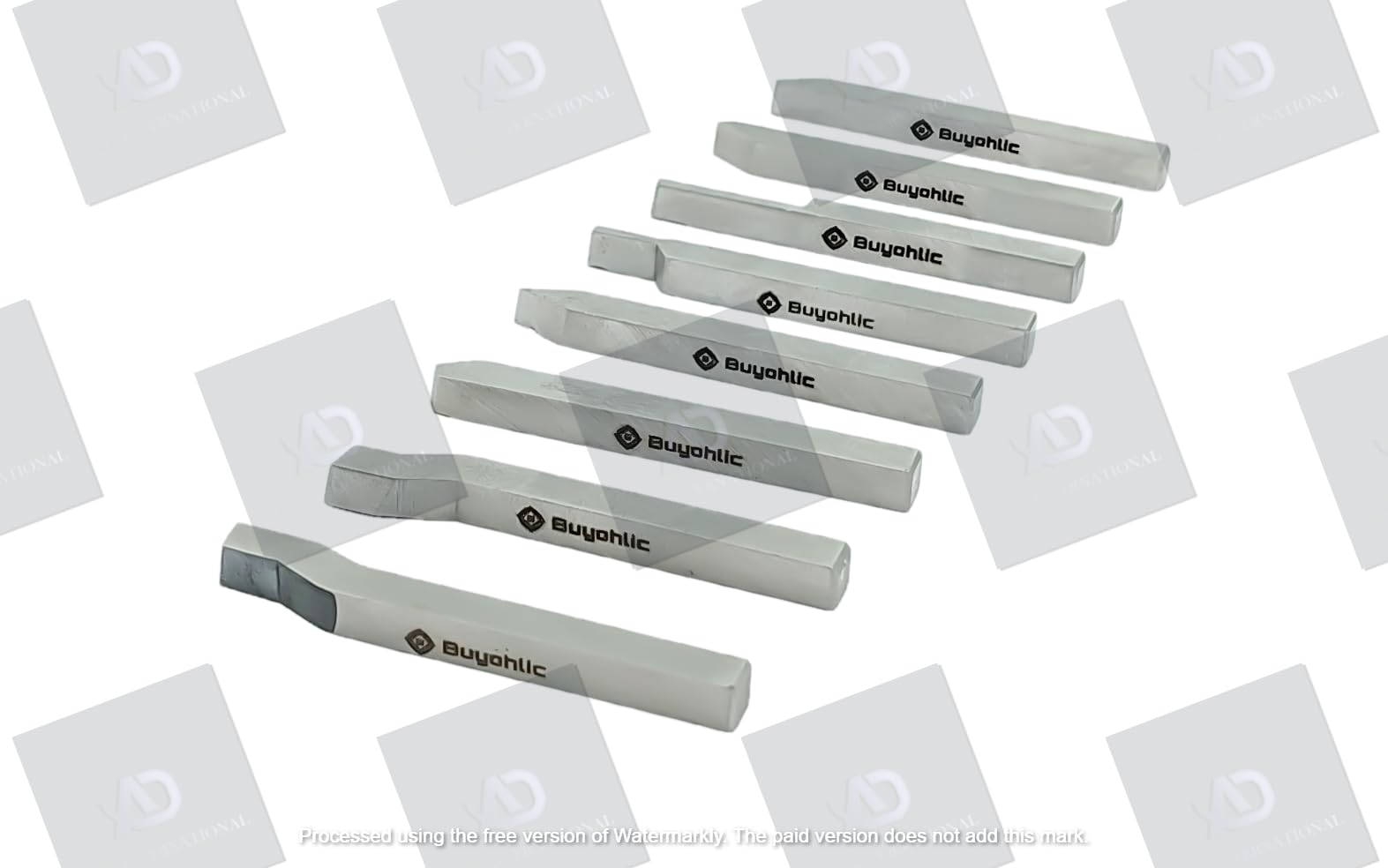 High-Speed Steel (HSS) Lathe Form Tool Set - Hardened & Ground M2 Grade for Turning, Threading, Parting (12x12x100mm Shank) - Perfect for Metalworking, DIY Projects, and Professional Machining