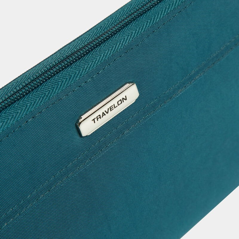 Travelon Jewelry Organizer Case - Premium Jewelry Storage Box for Travel & Home Use | Compact Jewelry Holder for Necklaces, Rings & Earrings | Perfect for Vacation, Business Trips & Daily Organization