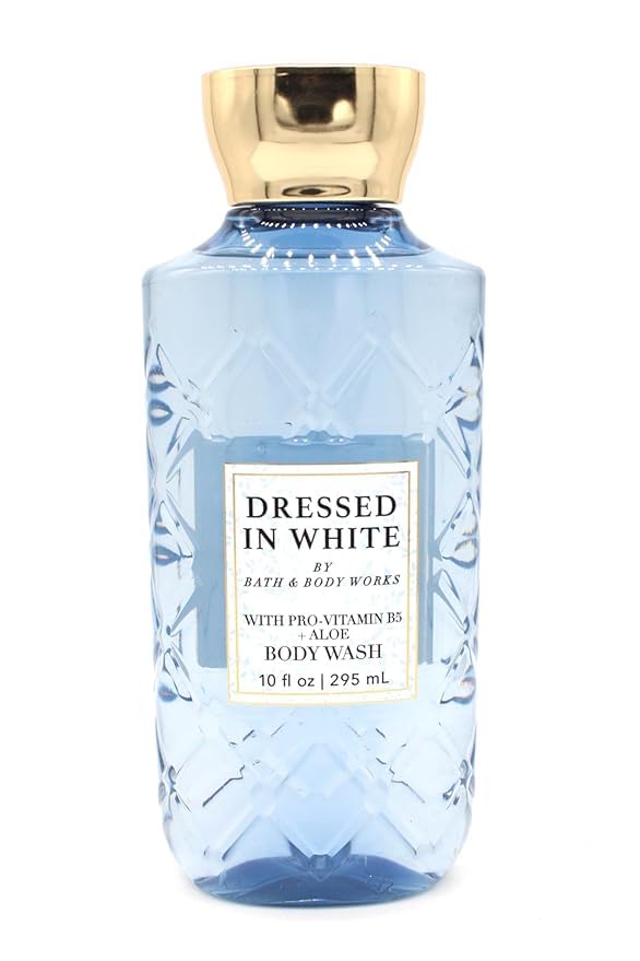 White Dress Scented Shower Gel Body Wash - 10 fl oz | Moisturizing & Refreshing for Daily Bath & Skincare Routine