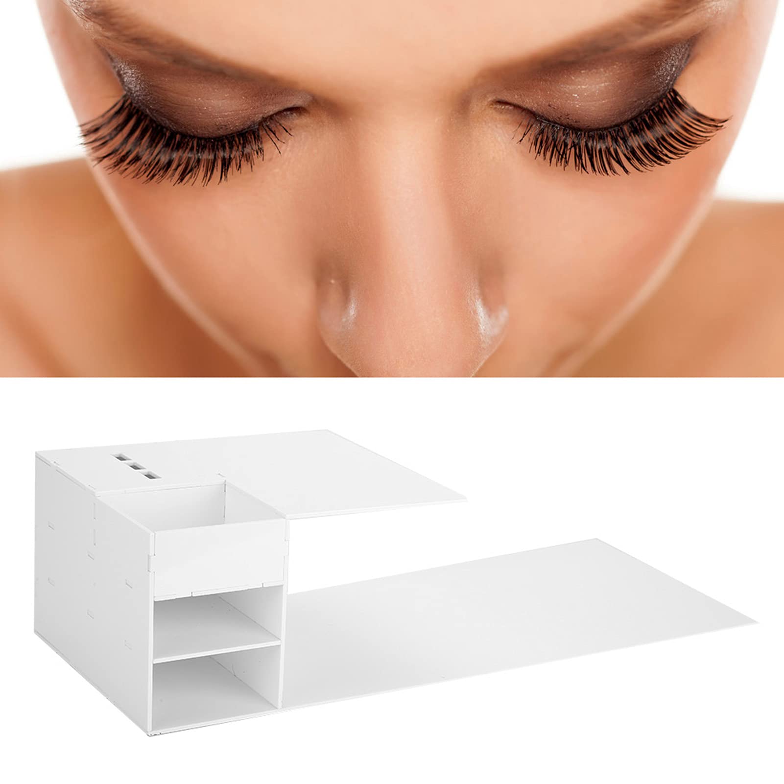 Professional Acrylic Eyelash Extension Display Stand with Tweezers Rack - Lash Extension Pillow Organizer for Salon & Makeup Artists - Perfect for Eyelash Grafting, Storage & Beauty Salon Display