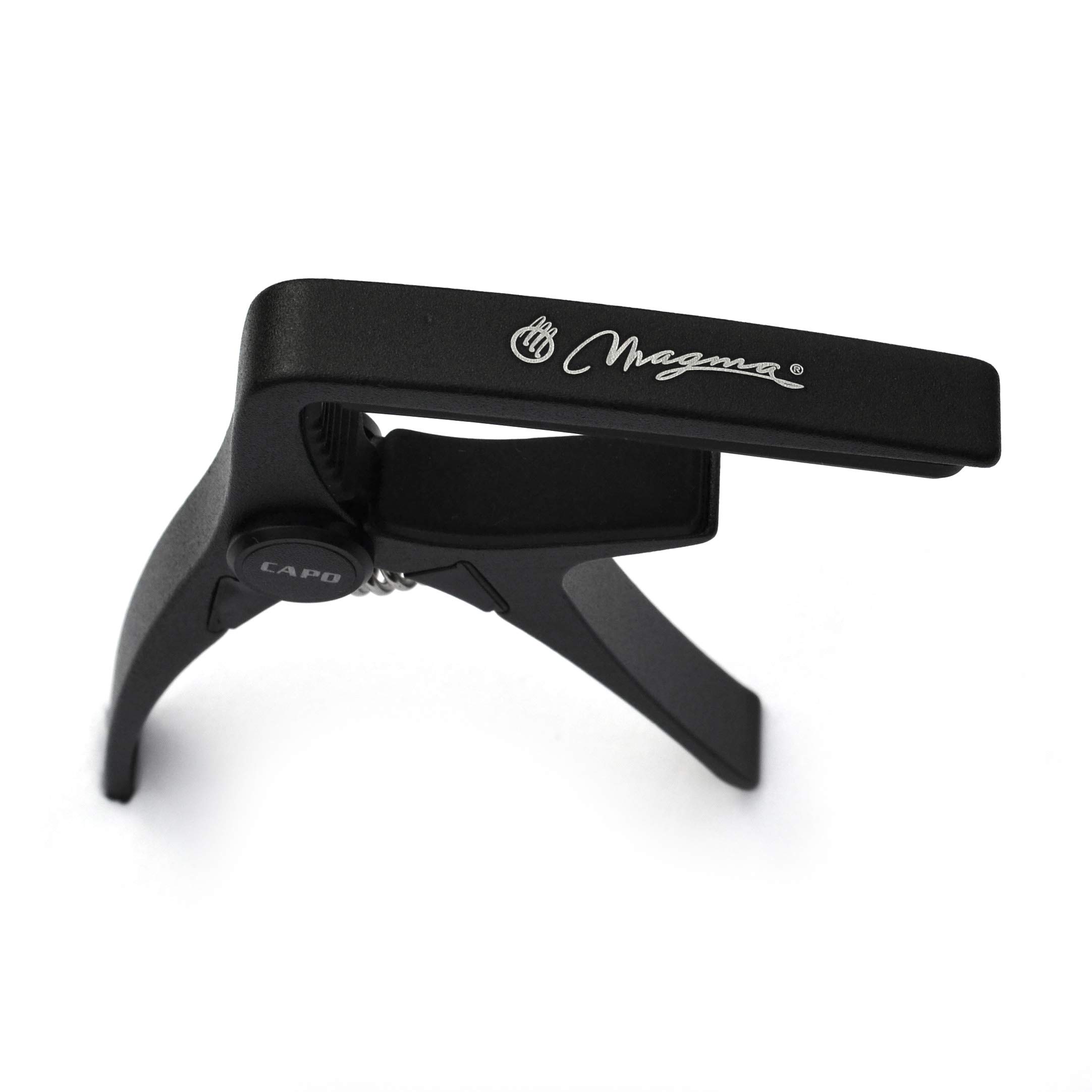 Premium Magma Capos for Acoustic & Electric Guitar - Durable Black Guitar Capo for Smooth Playability - Perfect for Live Performances, Studio Recording & Practice Sessions