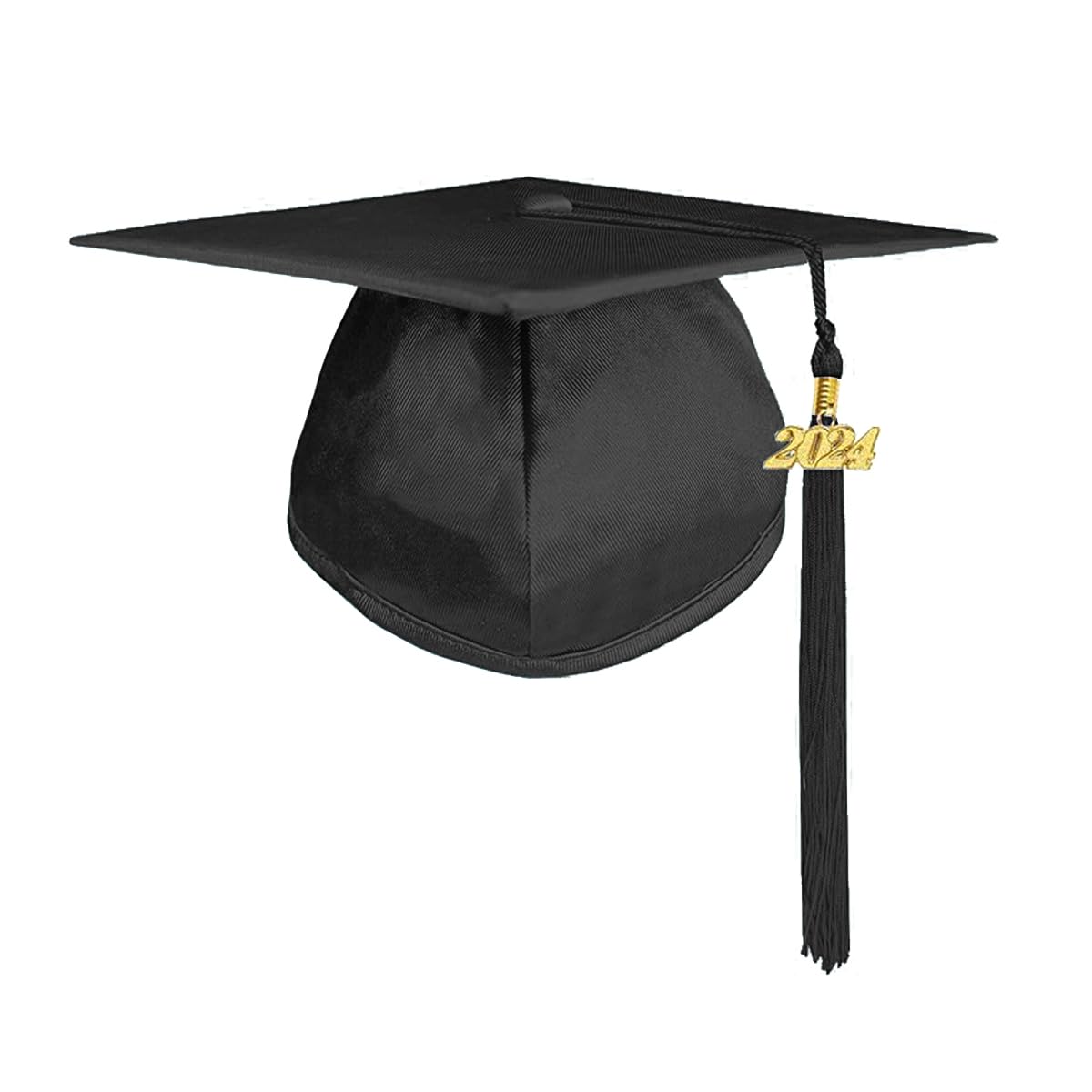 **2024 Kindergarten Graduation Cap - Shiny Preschool Graduation Hat with Adjustable Tassel Charm for Kids Graduation Ceremony - Perfect for Preschool & Kindergarten Graduation Photos & Parties**