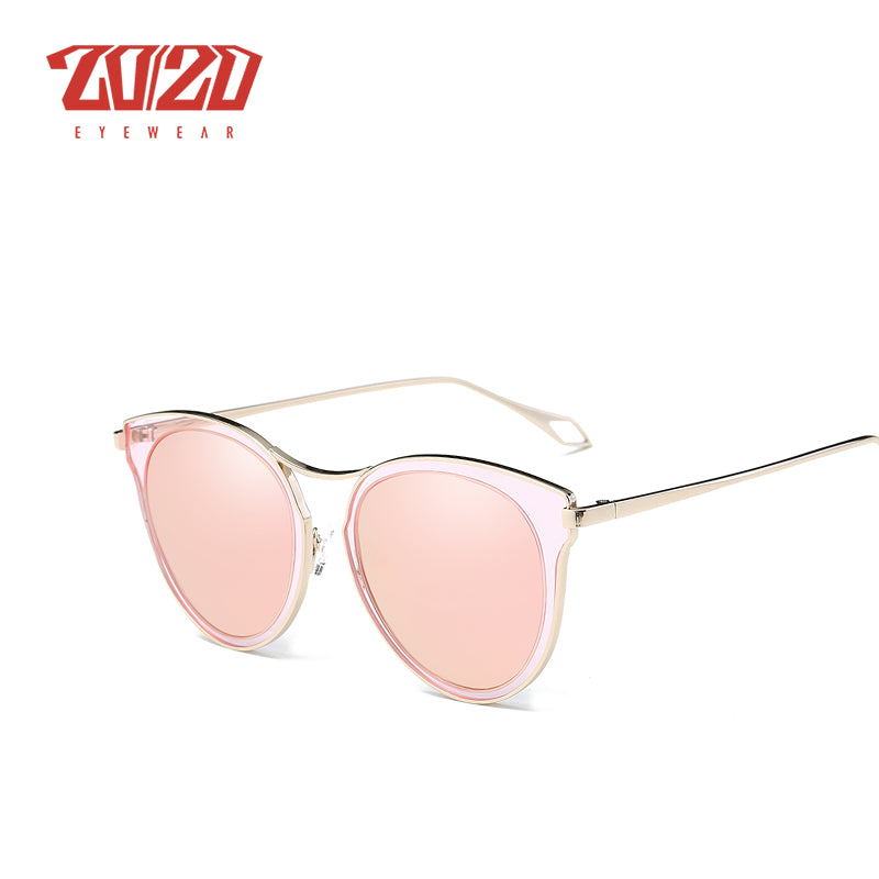 20/20 Women's Polarized Metal Frame Sunglasses P0877 - UV Protection, Lightweight & Stylish for Driving, Beach & Outdoor Activities