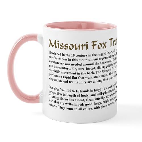 White/Pink Inside - Missouri Fox Trotter Breed Description Mug