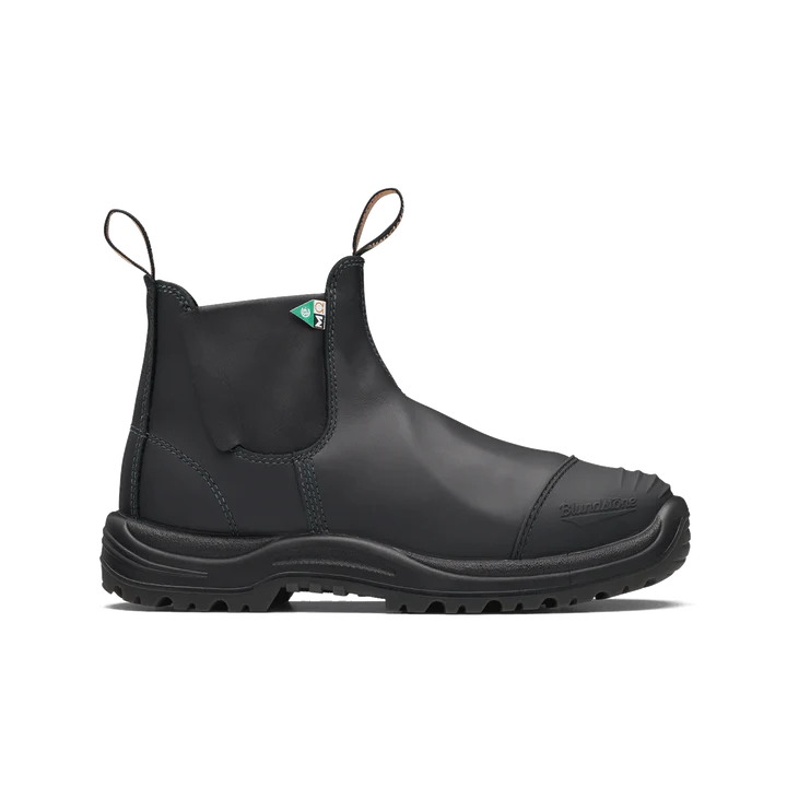 Blundstone 165 Work & Safety Boot with Met Guard - Black Steel Toe Work Boots for Men & Women | Durable & Comfortable for Construction, Warehouse & Outdoor Jobs