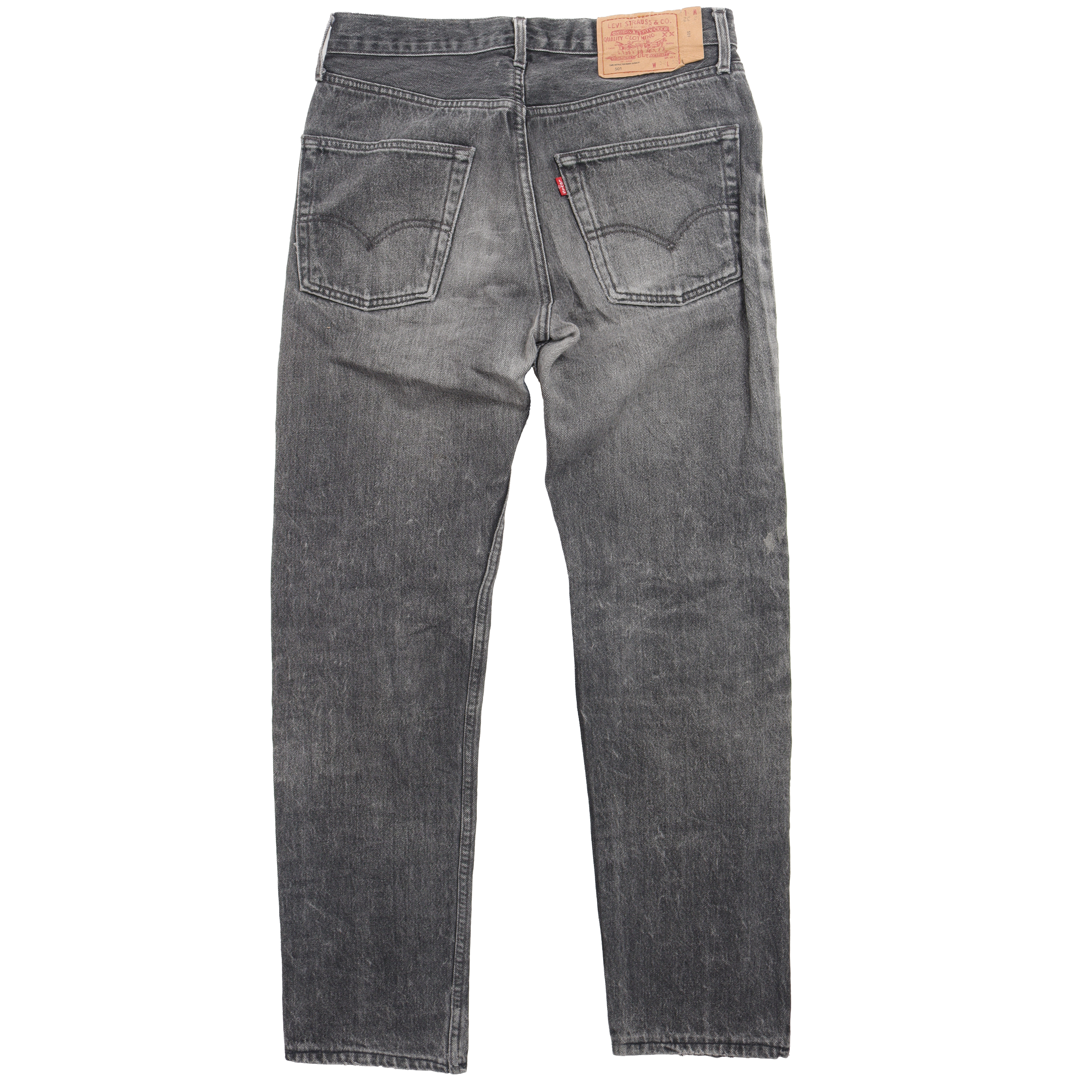 Vintage 1990s Levi's 501 Repaired Denim Jeans - Distressed Retro High Waist Straight Leg Jeans for Men & Women | Perfect for Casual Wear, Vintage Outfits and Street Style Fashion