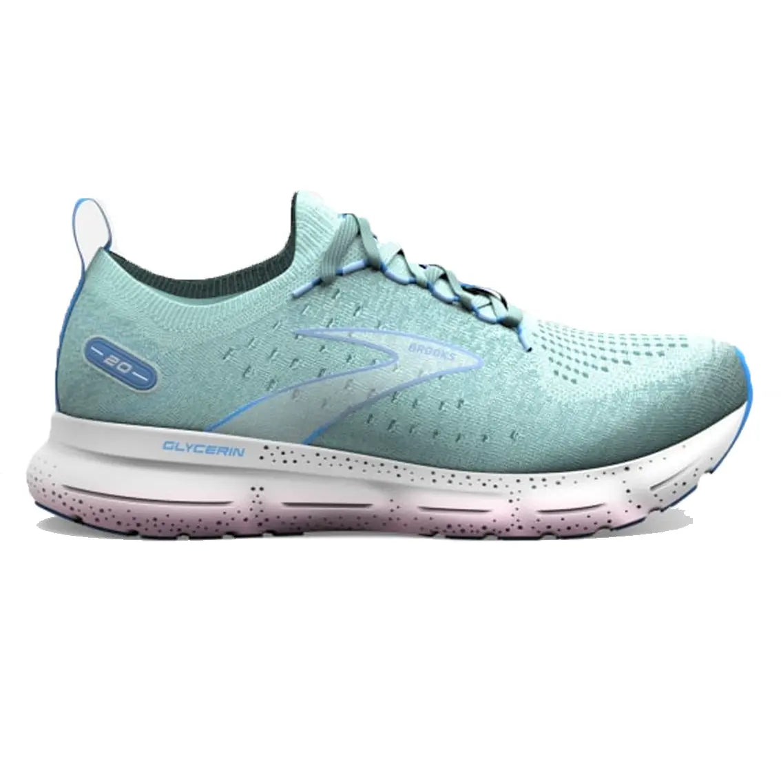 Brooks Glycerin StealthFit 20 Women's Running Shoes - Lightweight Cushioned Sneakers for Jogging, Gym Workouts & Daily Comfort